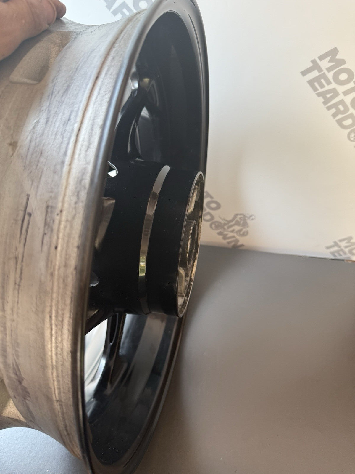 Triumph Trident 660 rear wheel black Rear Rim Rear Wheel 2021-2024 OEM