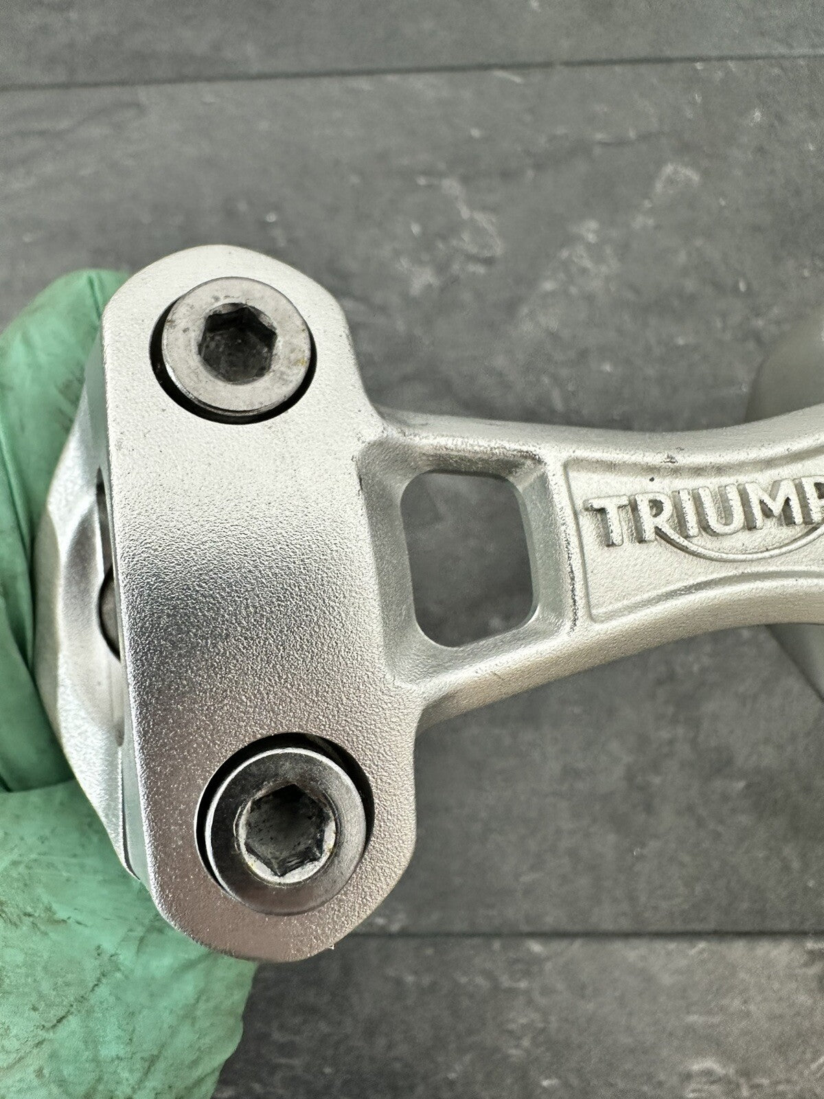 Triumph Street Triple 765 RS 2017 Handlebar Risers Clamps 12184m 2018-2021 OEM