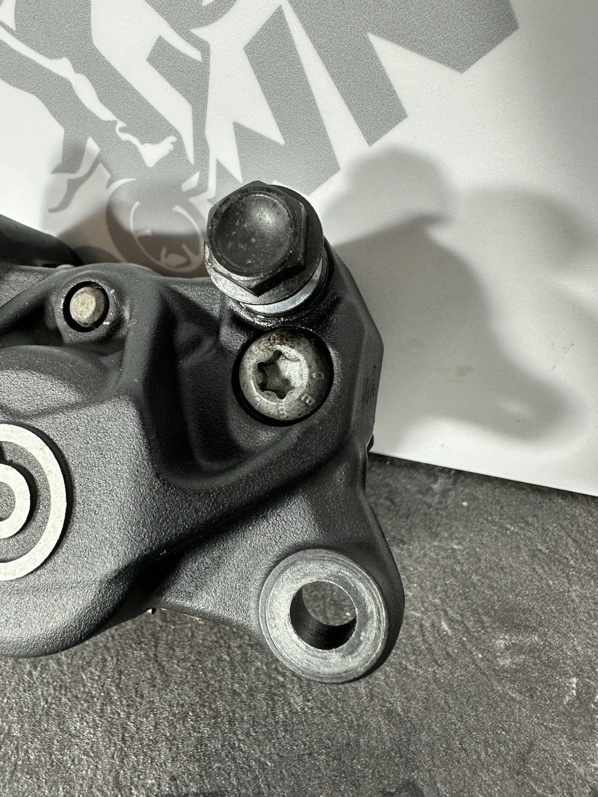 Aprilia RS660 2021 BREMBO Rear Brake Caliper & Pads 6220 Miles 2022-2025 OEM
