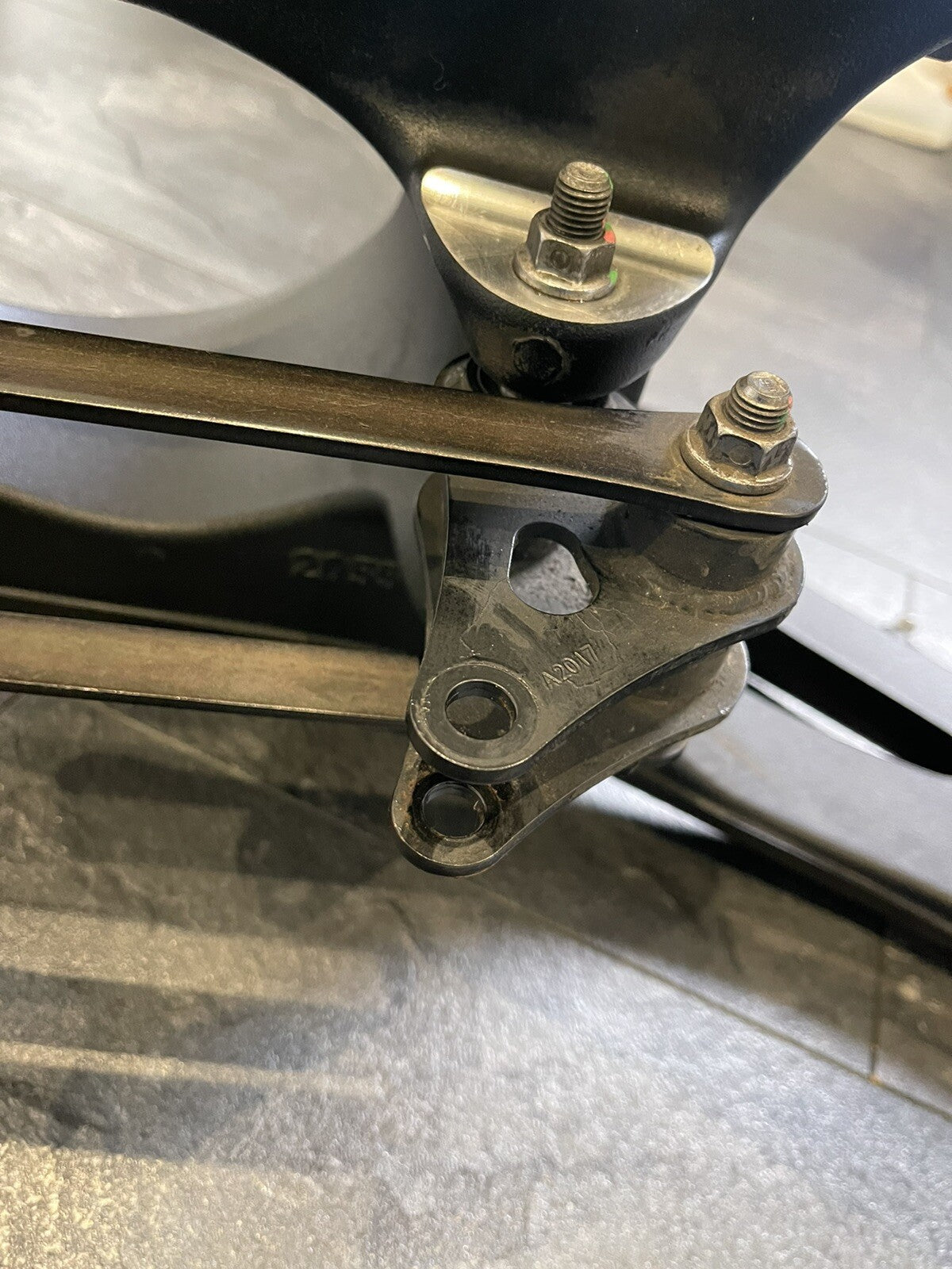 Triumph Street Triple RS 765 Swingarm & Shock Linkage OEM Only 5159 Miles OEM