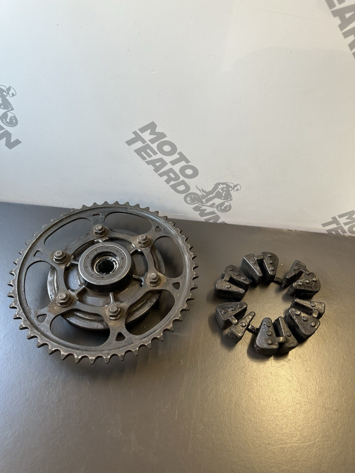 Triumph Street Triple 765R 765RS rear sprocket carrier And Cush Drives OEM 2017-