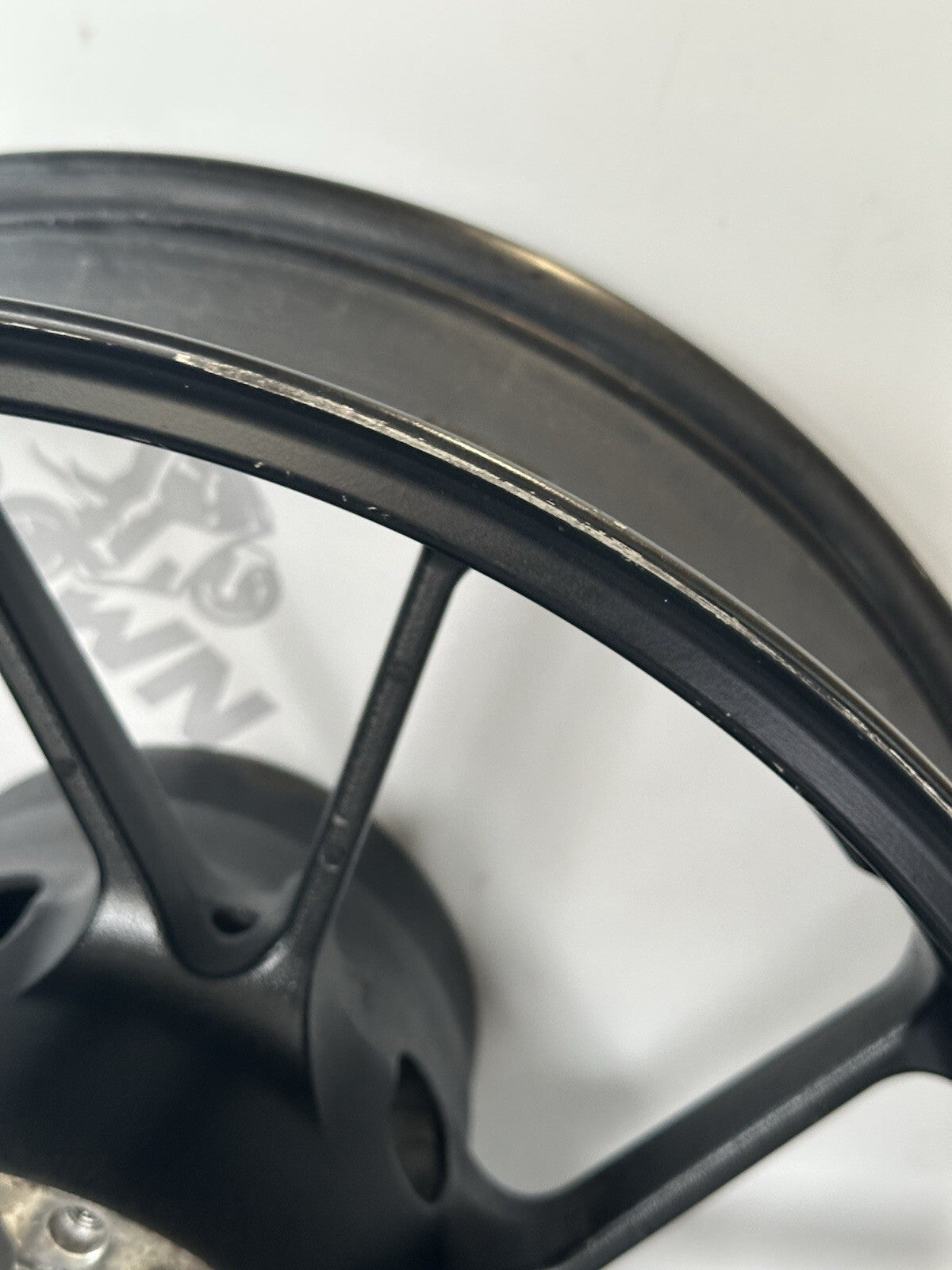 Yamaha MT07 ABS 2014 - 2017 Rear Wheel Rim Ever So Slightly Out Of Alignment OEM