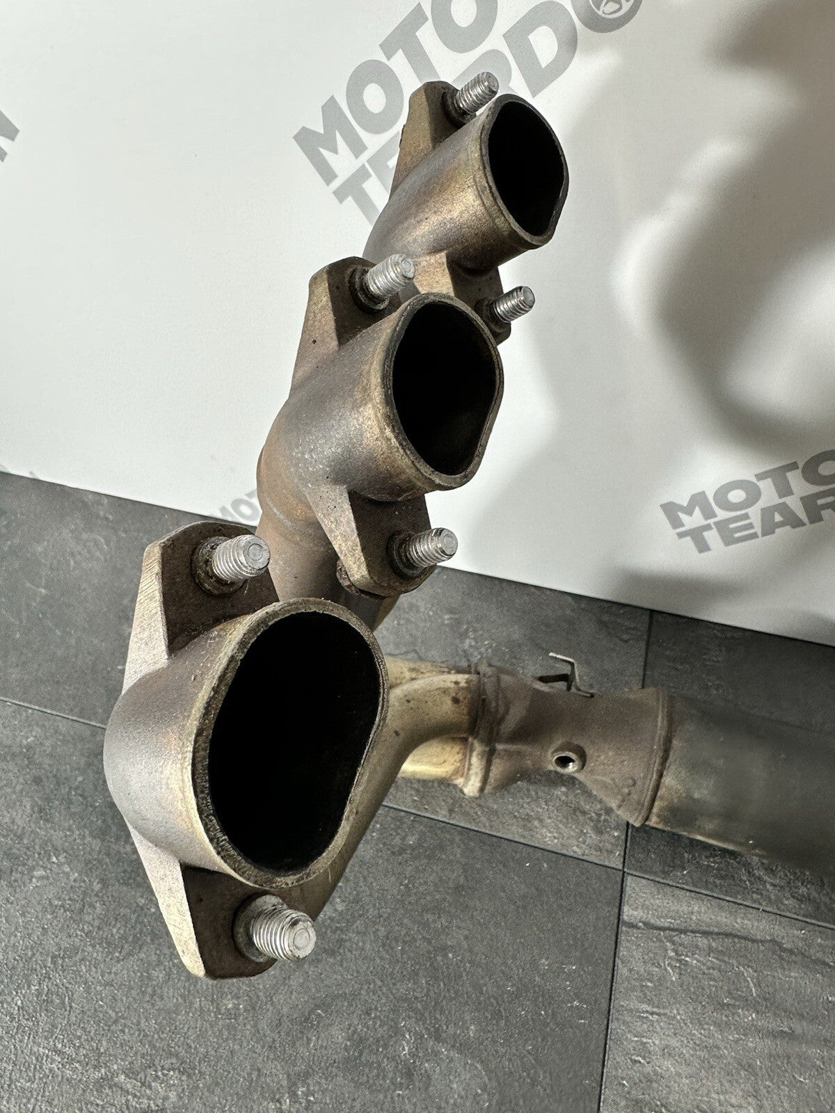 Triumph Trident 660 2022 Exhaust System Downpipes Headers 2962 Miles 2021-2024
