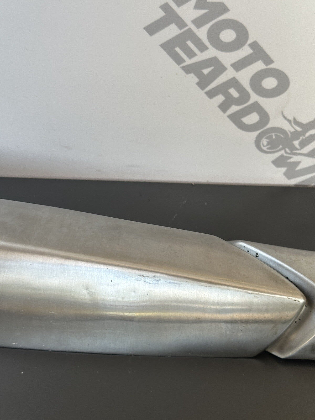 TRIUMPH SPEED TRIPLE 1050 EXHAUST HEAT SHIELD 19,161 Miles 2013 1050 Heat Shield