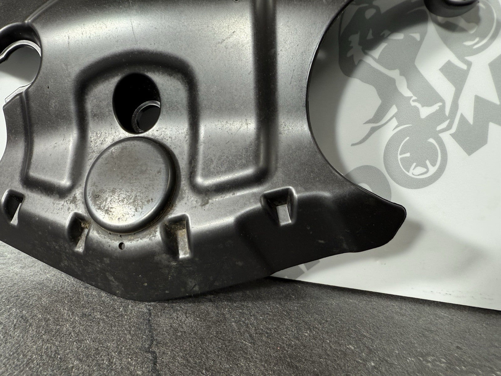 Aprilia RS660 2021 Lower Yoke Splash Guard Shield 6220 Miles 2022-2025 OEM