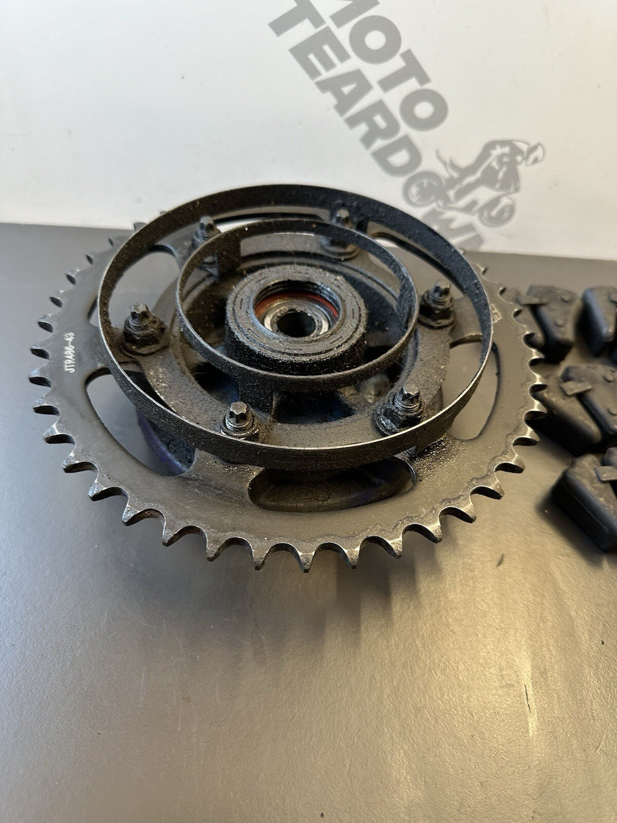 Yamaha MT03 rear sprocket With JT Rear Sprocket carrier and cush drives 2020-