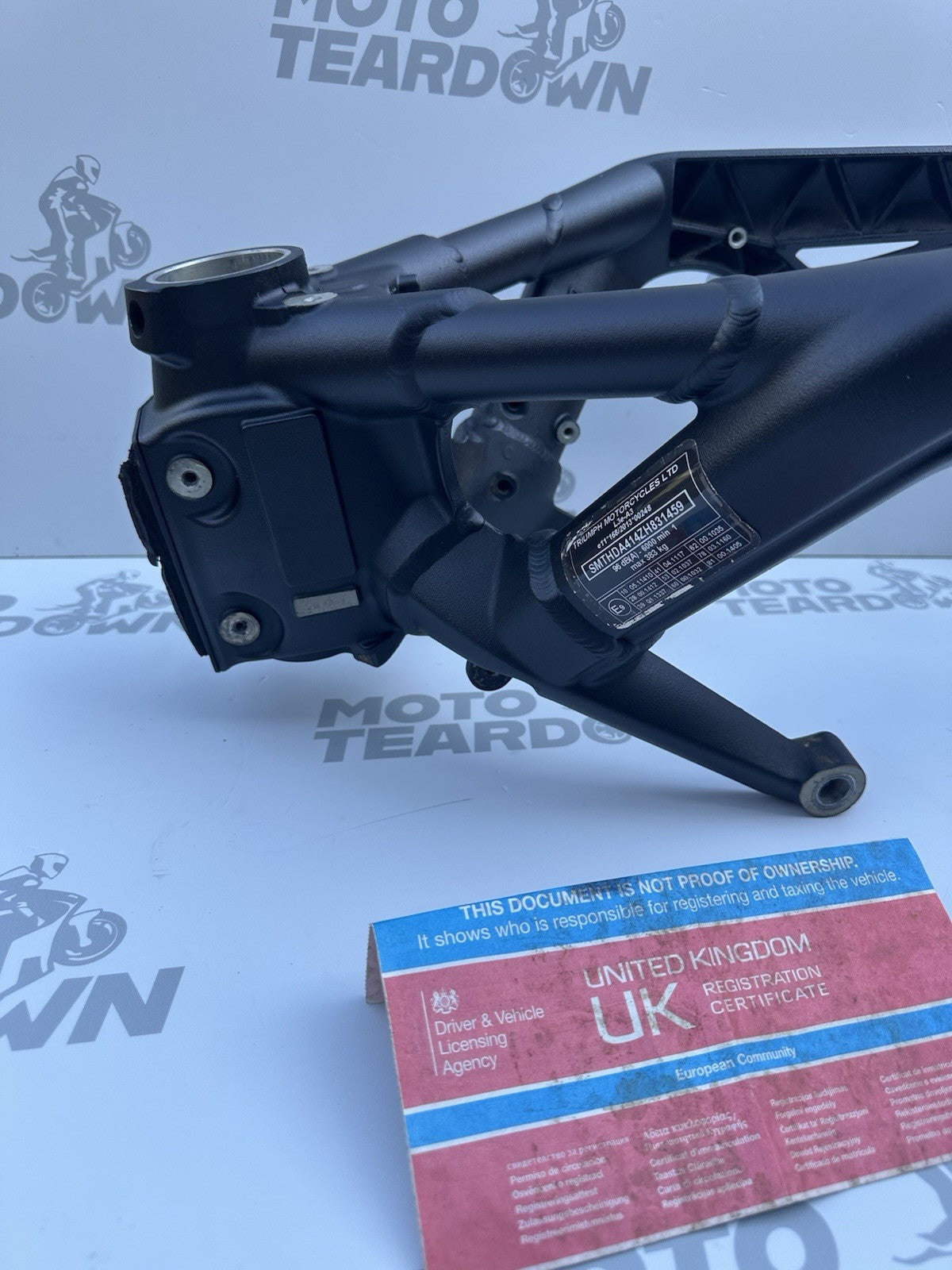 Triumph Street Triple 765R Frame Chassis 765R Frame 2017-2019 V5 SEE DESCRIPTION