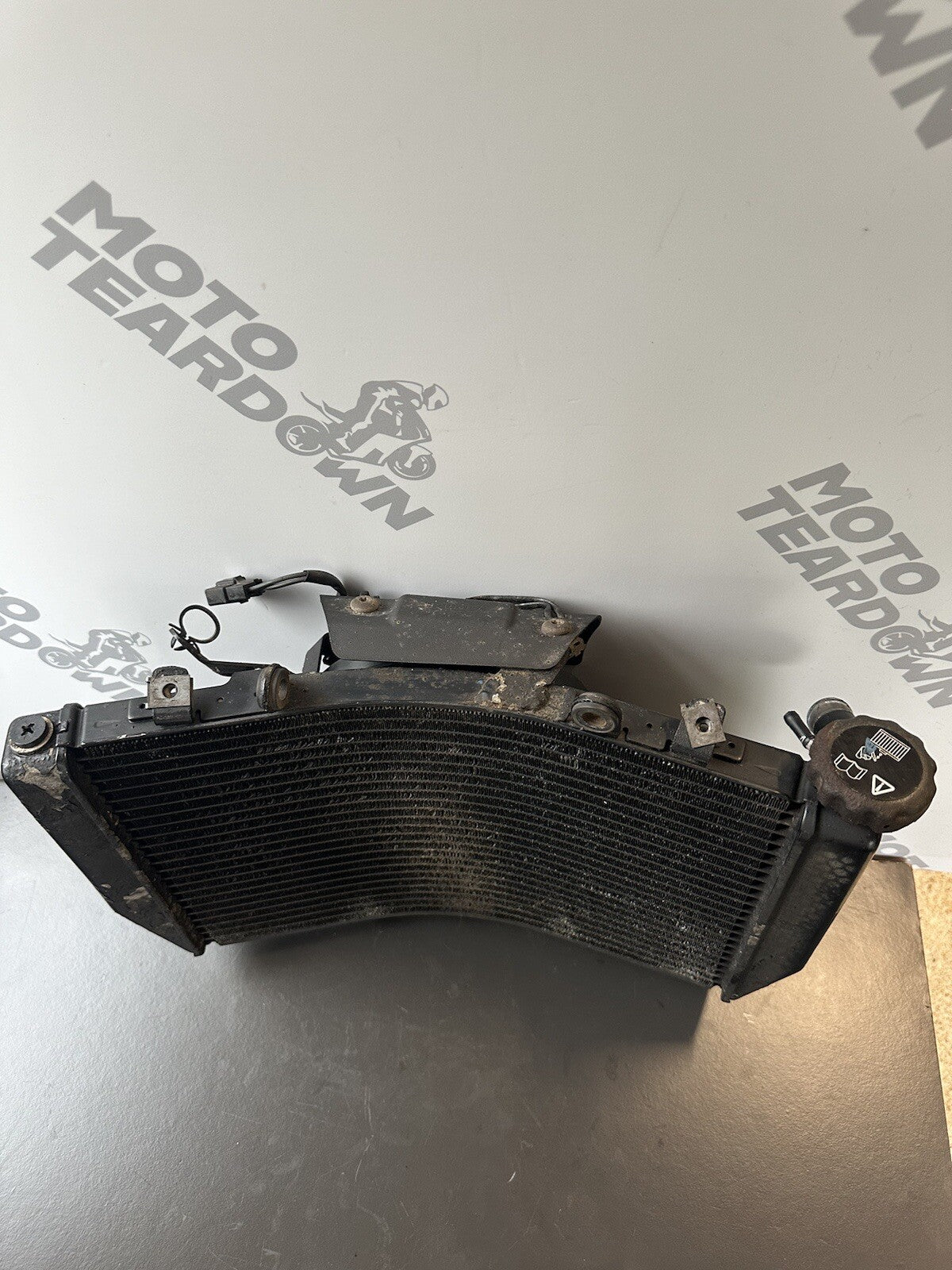 Triumph SPEED TRIPLE 1050 2013 RADIATOR WITH FAN 2011-2015 Radiator And Fan