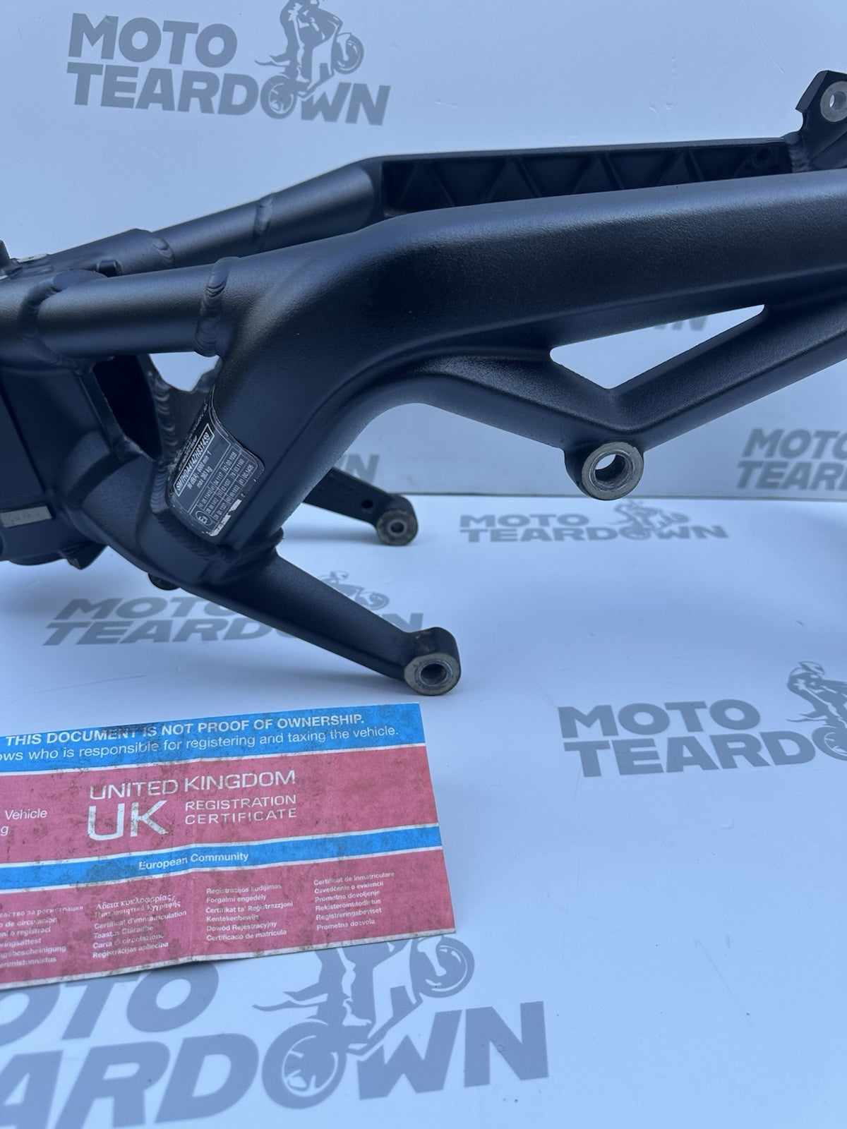 Triumph Street Triple 765R Frame Chassis 765R Frame 2017-2019 V5 SEE DESCRIPTION