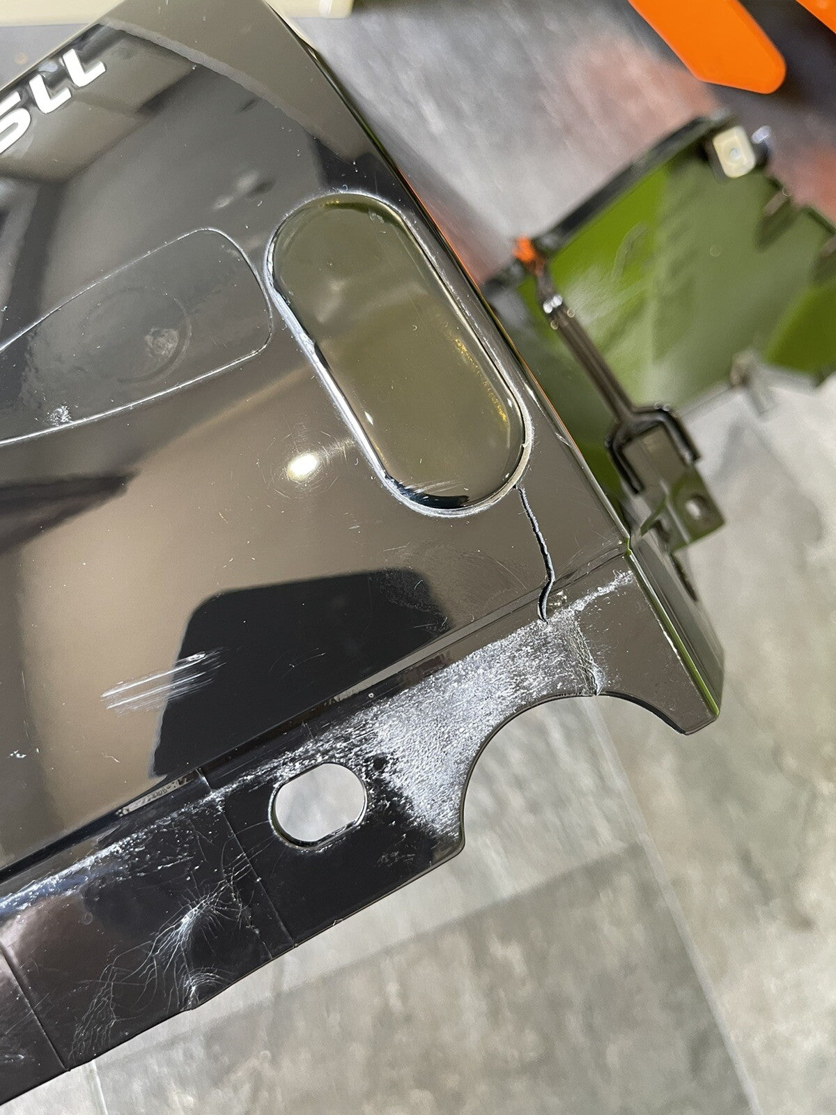 KTM RC8 RC8R Left Side Seat Fairing Tail Fairing Black OEM 2012 Only 12547 Miles