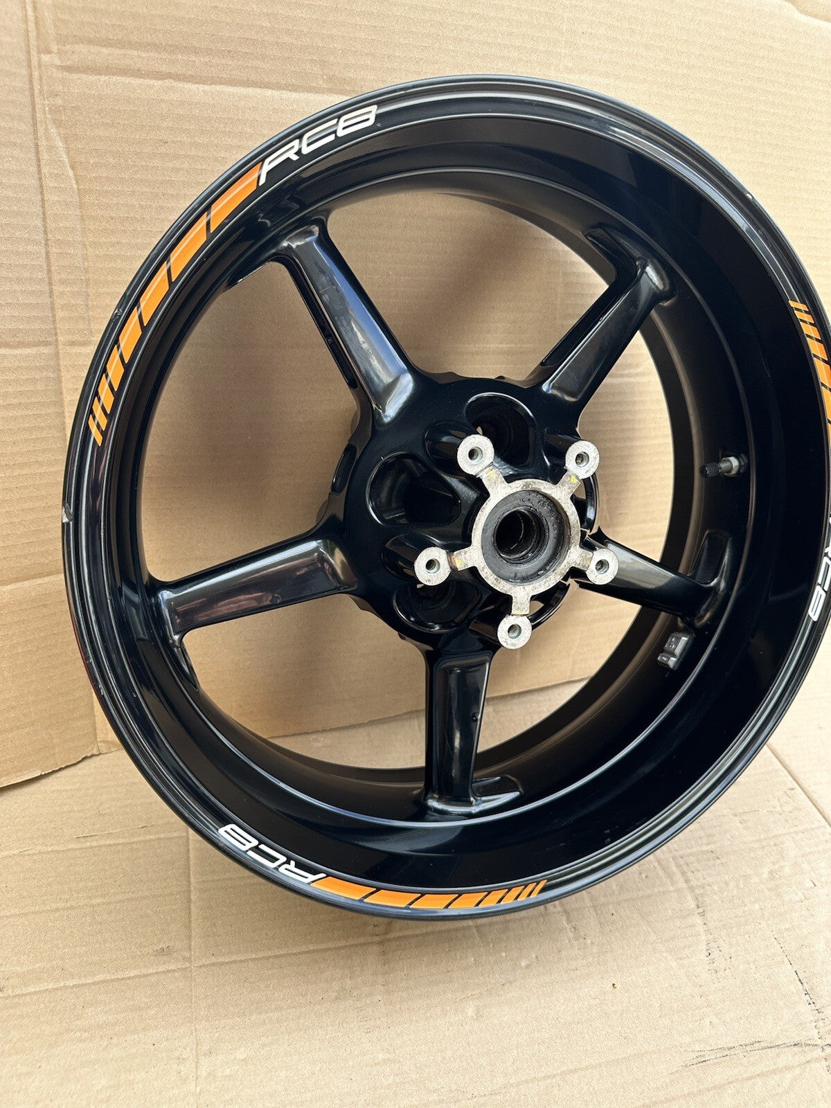 KTM RC 8 RC8 1190 2008 - 2011 Rear Wheel Rim 17 x 6.0 Brembo Black KTM RC8 Rear