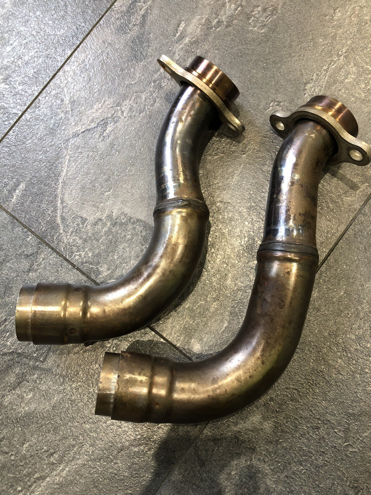 Aprilia Tuono V4 1100 FACTORY 2016 Rear Downpipes Manifold Exhaust RSV4 9987m