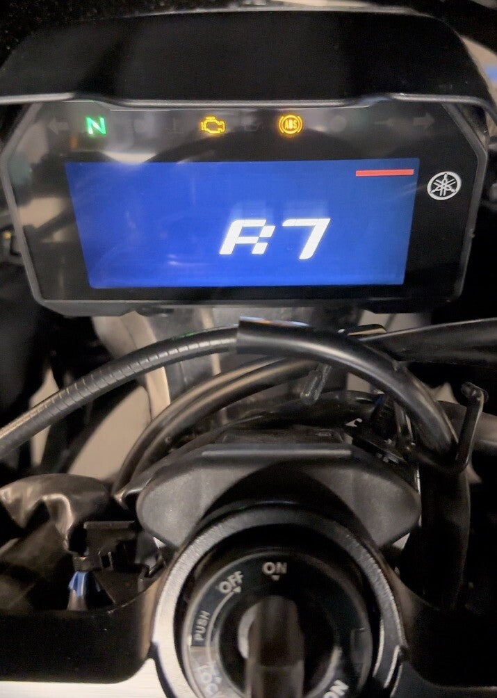 Yamaha R7 690 2024 Speedo Clocks Dash Speedometer Only 1784 Miles 2022 2023 OEM