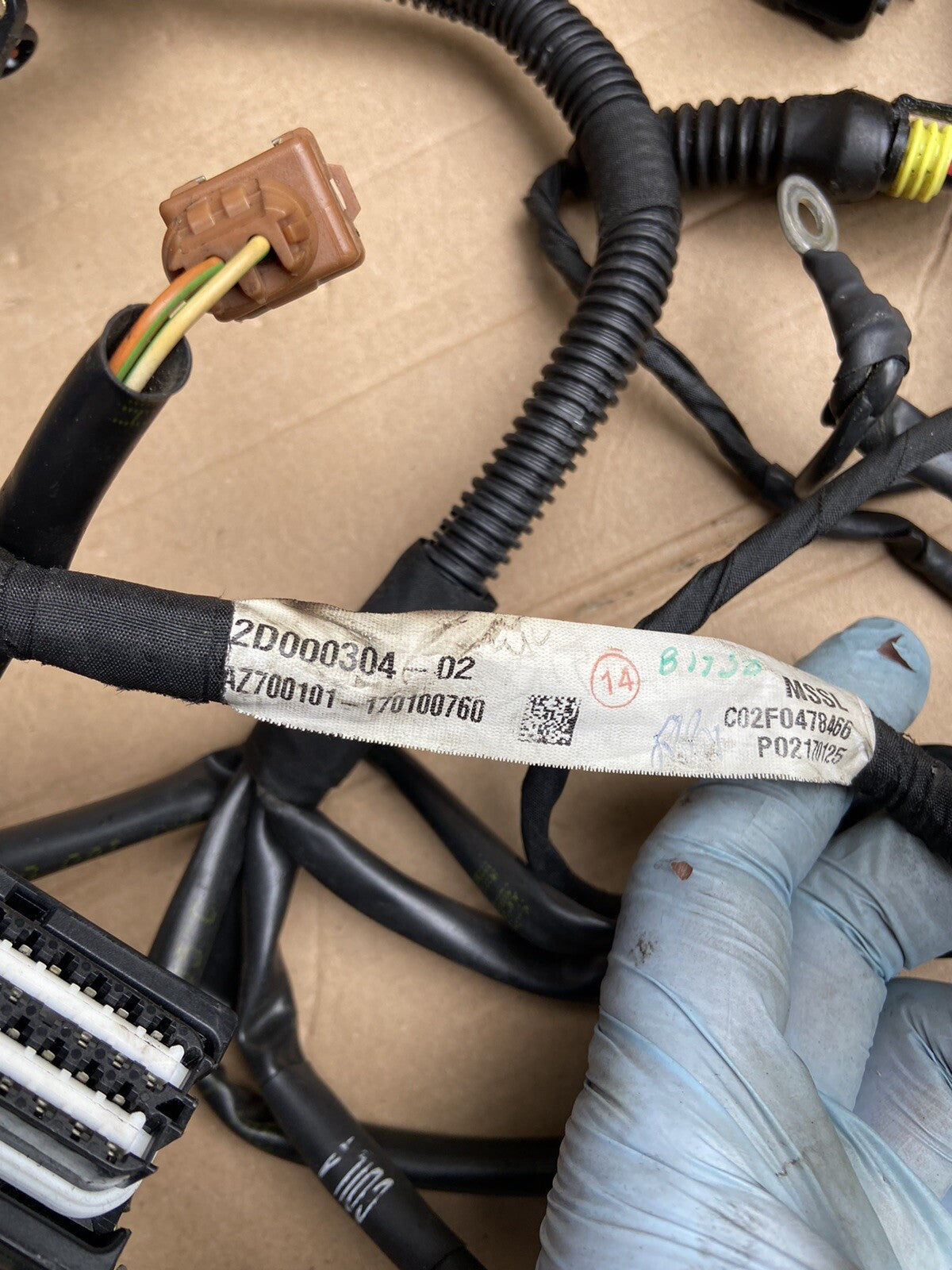 Aprilia Tuono V4 2017 Rear wiring loom 2017 2D000304 Tuono V4 Rear Wiring Loom