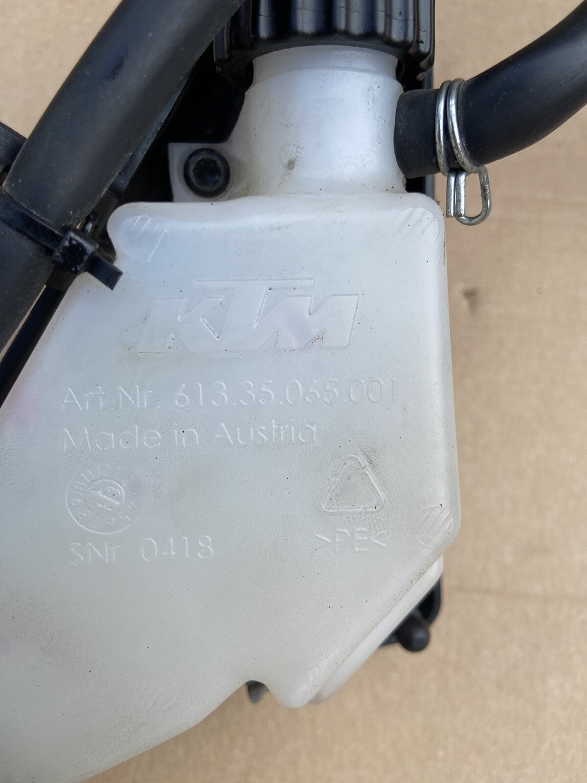 KTM 1290 SUPER DUKE COOLANT BOTTLE YEAR 2014