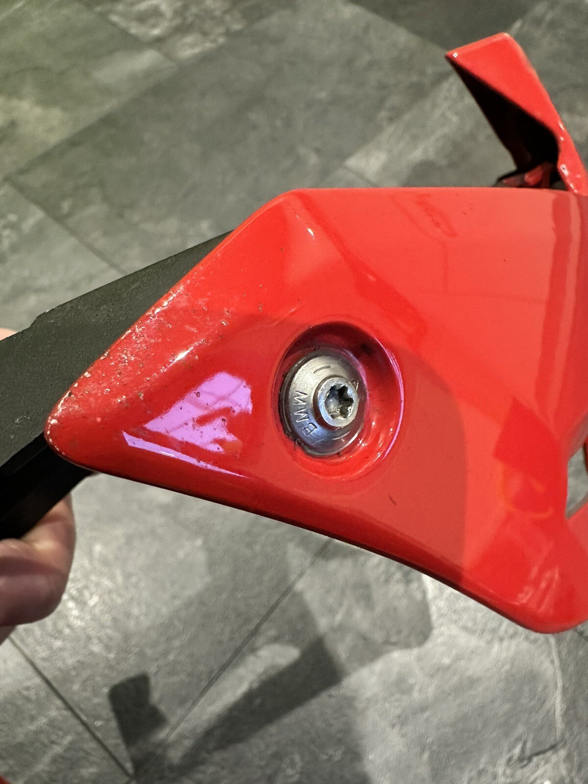 BMW S1000R 2017 Belly Pan Engine Spoiler Red 2018-2021 3534 Miles OEM