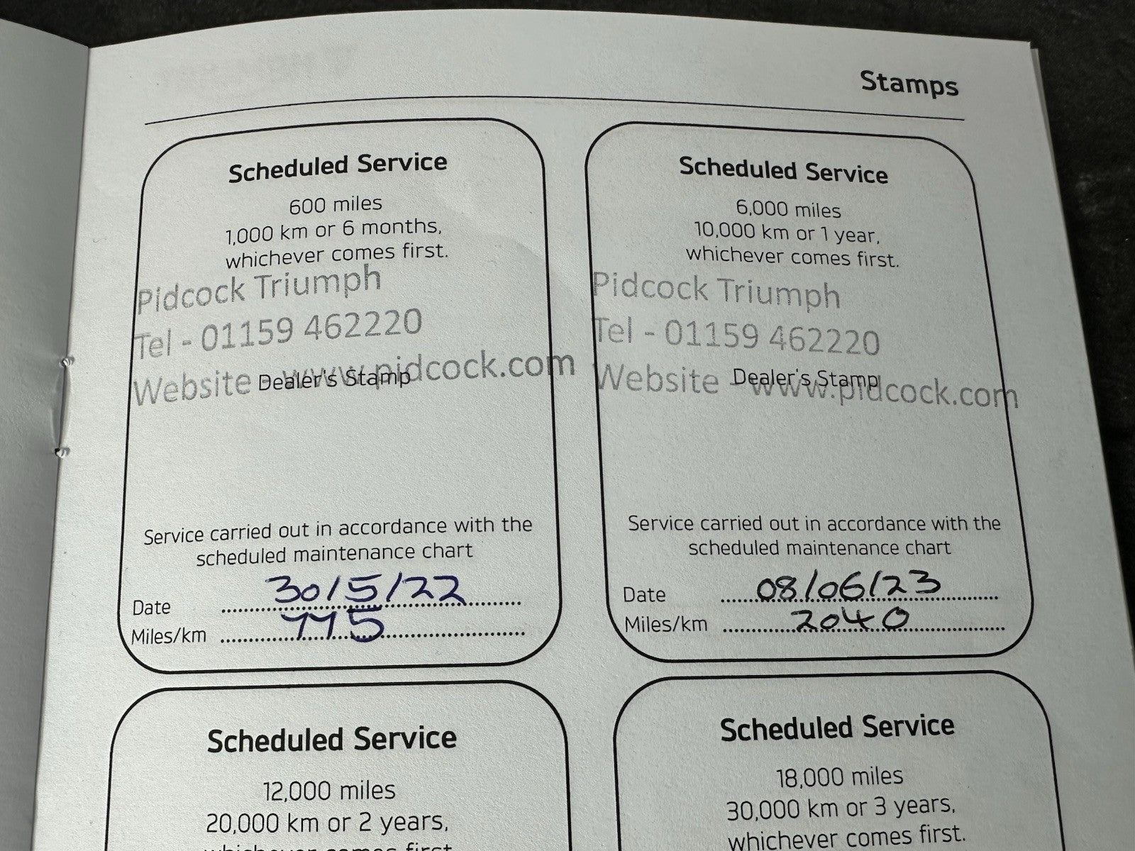 Triumph Street Triple 765 RS 2022 Service History Book Record Hand Book OEM 2023