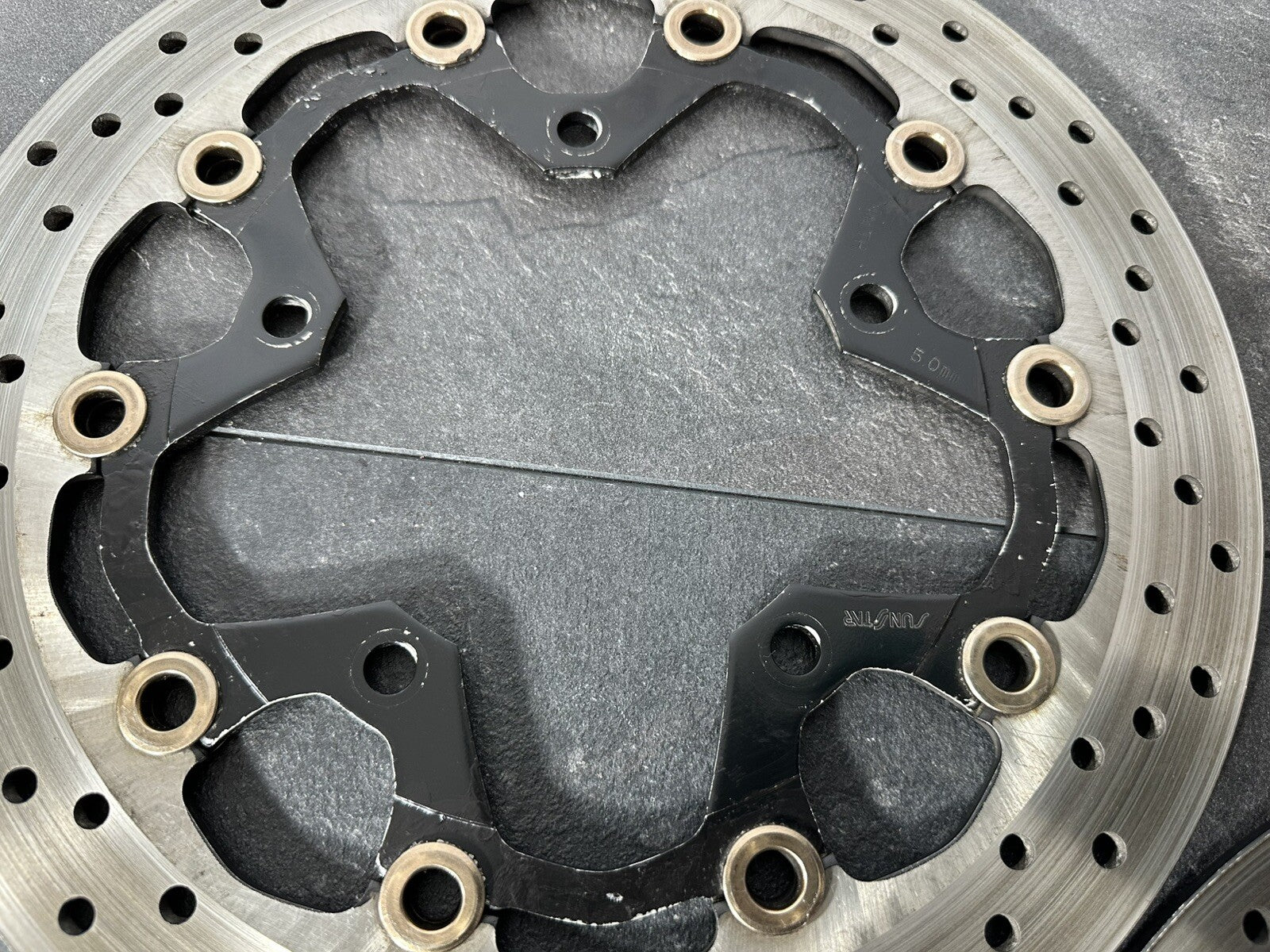 Suzuki GSXR 1300 2016 HAYABUSA Front Brake Discs Rotors SUNSTAR 18408 Miles OEM