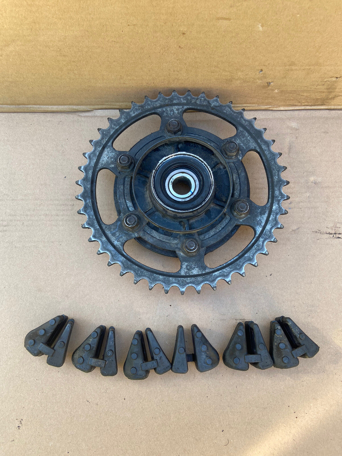 Yamaha MT-07 ABS rear sprocket carrier And Cush Drives MT07 Rear Sprocket OEM