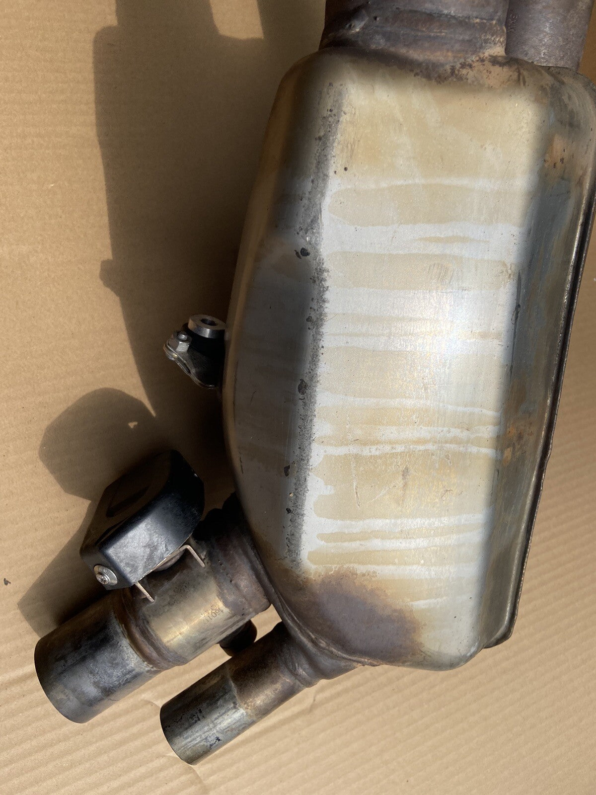 BMW S1000RR EXHAUST HEADER MANIFOLD DOWNPIPES GEN 3 DENTED S1000RR EXHAUST OEM