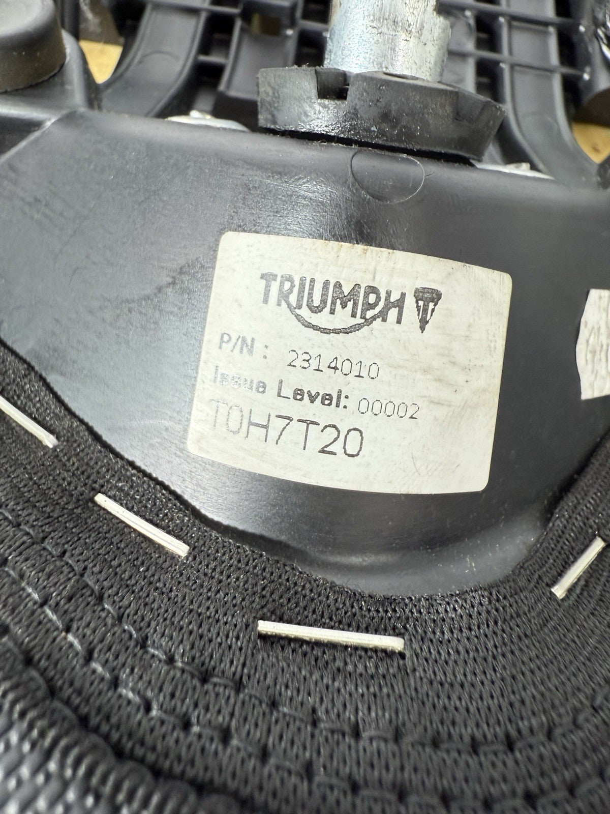 Triumph Street Triple 765 RS 2021 Pillion Rear Seat 21650 Miles 2020-2022