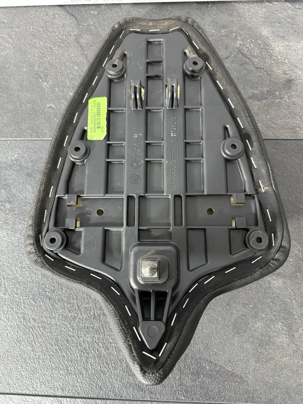 Aprilia RS660 2021 Pillion Seat Rear Seat BLACK Only 6220 Miles 2022-2025 OEM