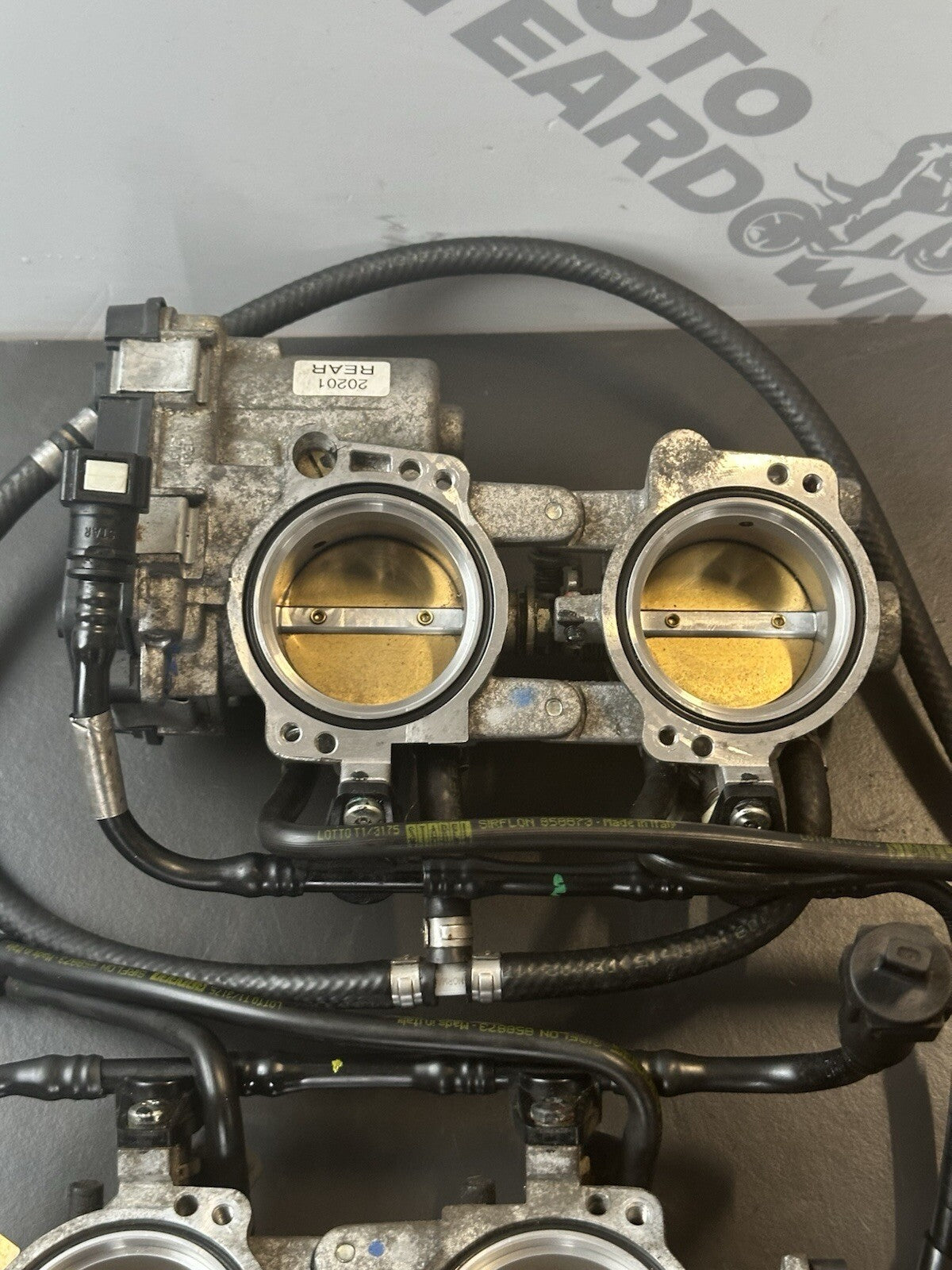 APRILIA TUONO V4 1100 FACTORY Throttle Bodies - 8573046 2017-2020 Front And Rear