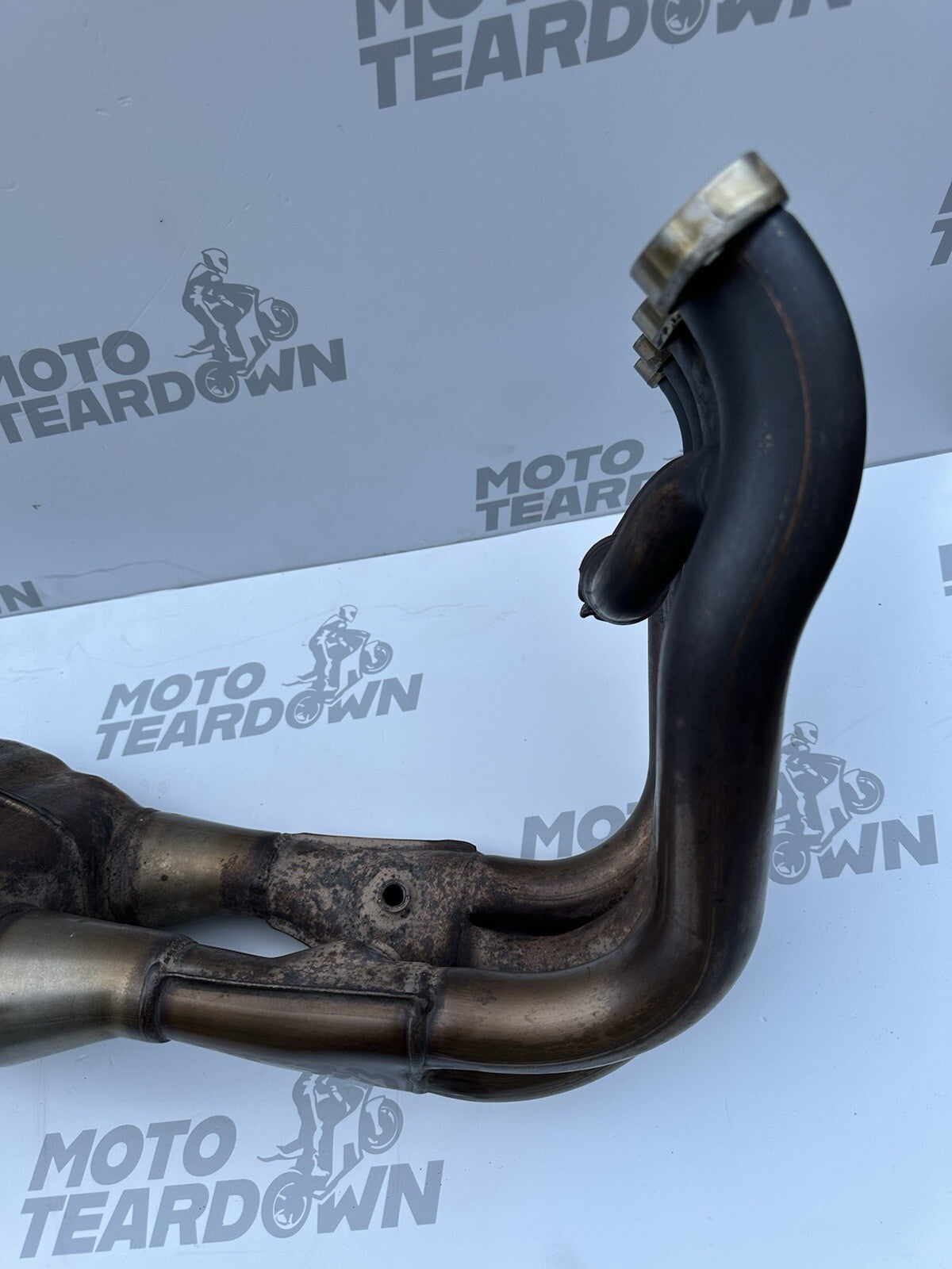 BMW S1000R Downpipes exhaust headers BMW 8545137 2014 16,807 Miles OEM