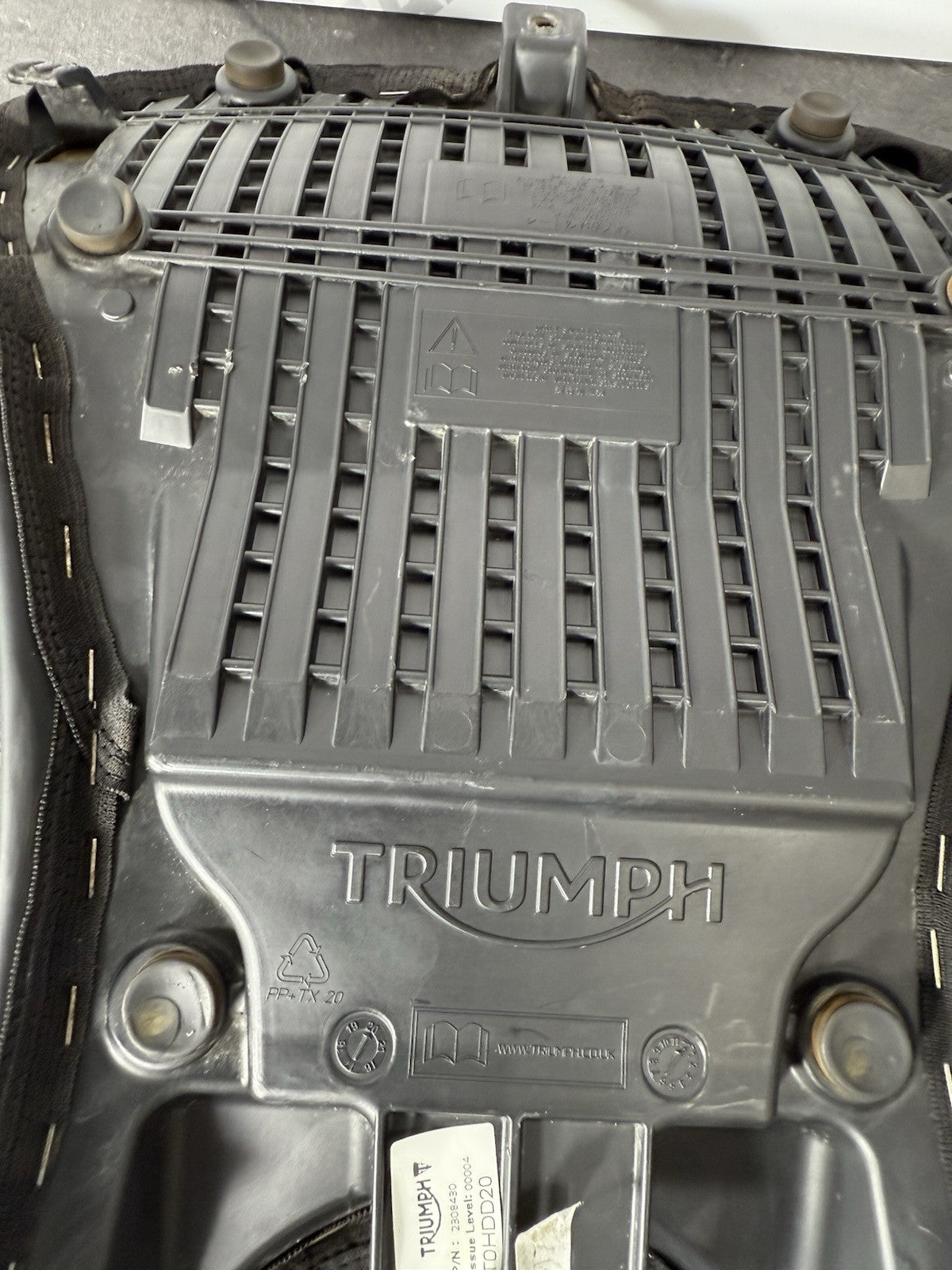 Triumph Street Triple 765 RS 2021 Front Riders Seat 21650 Miles 2020-2022 OEM