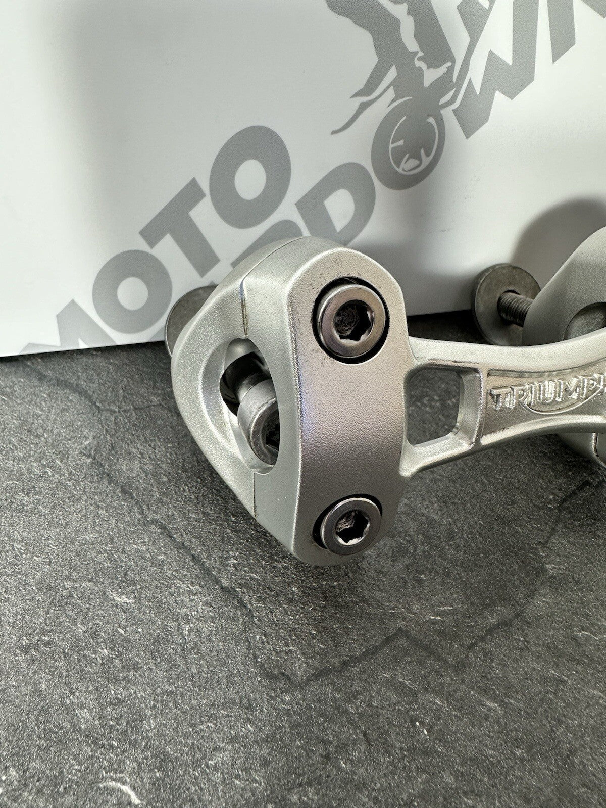 Triumph Street Triple 765 RS 2017 Handlebar Risers Clamps 10580 Miles 2018-2024