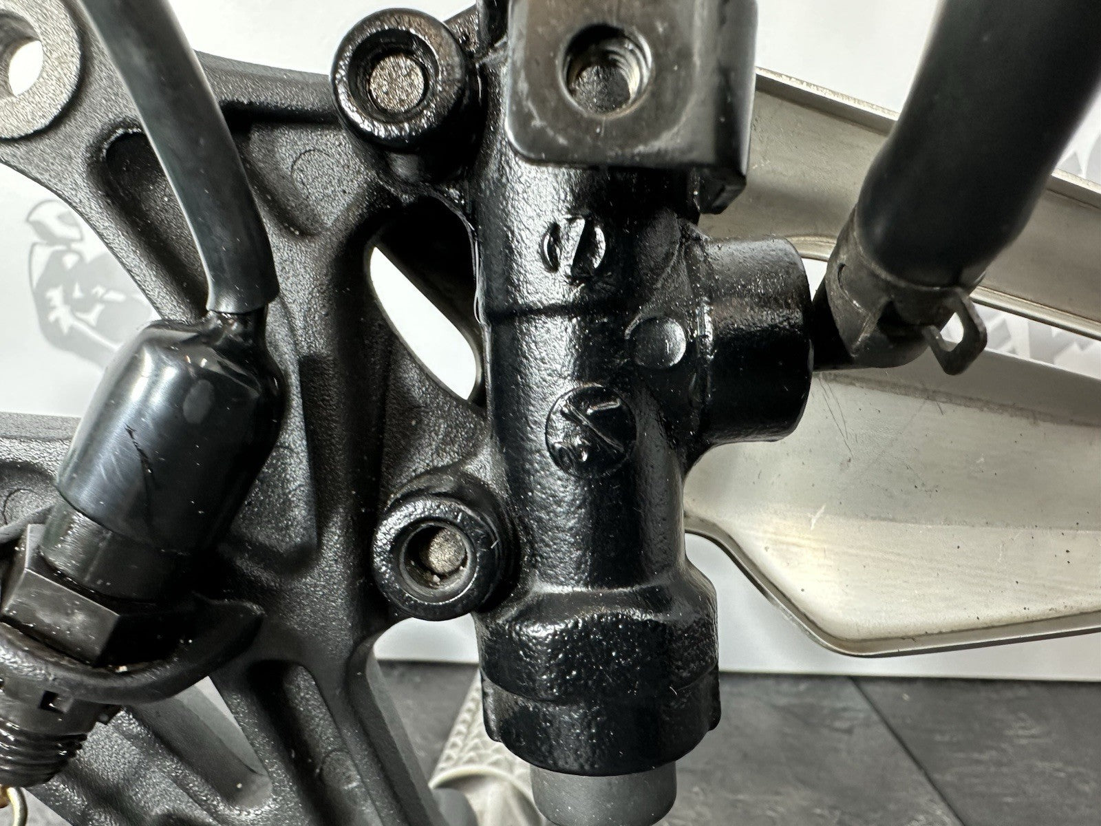 Triumph Street Triple 675 R 2015 Right Rearset Footrest Brake 2013-2016 16470m