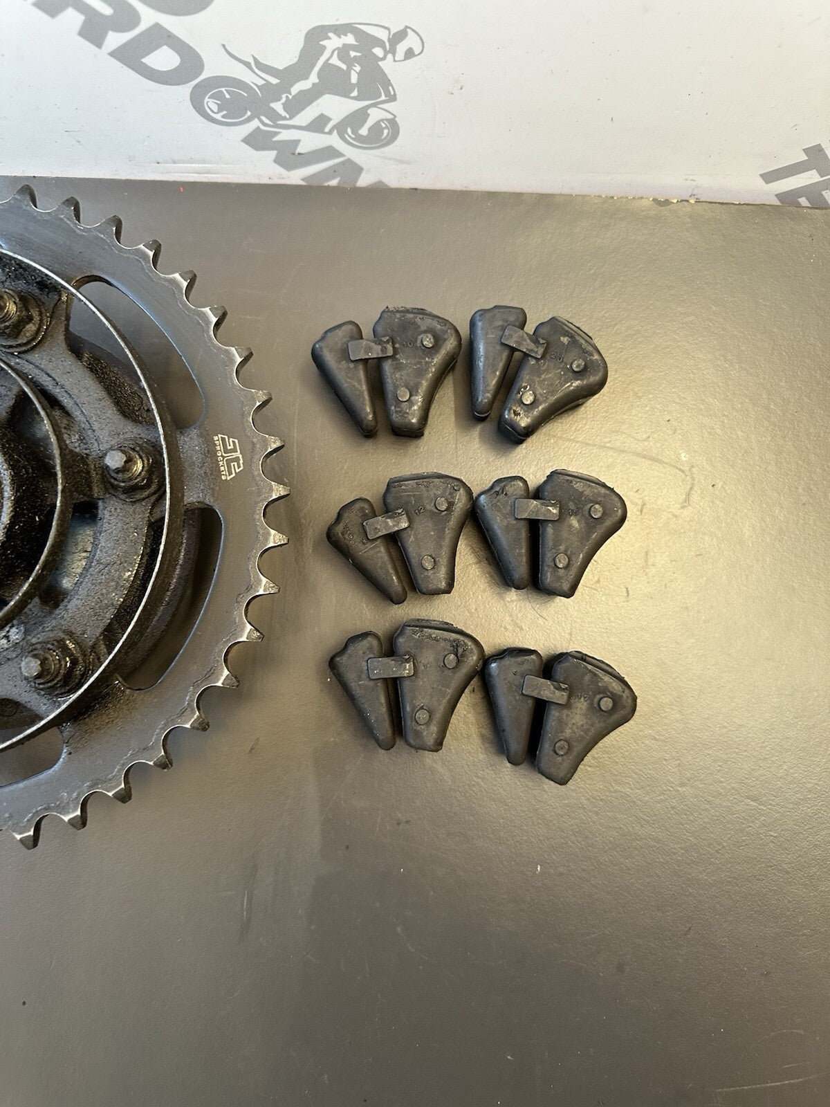 Yamaha MT03 rear sprocket With JT Rear Sprocket carrier and cush drives 2020-