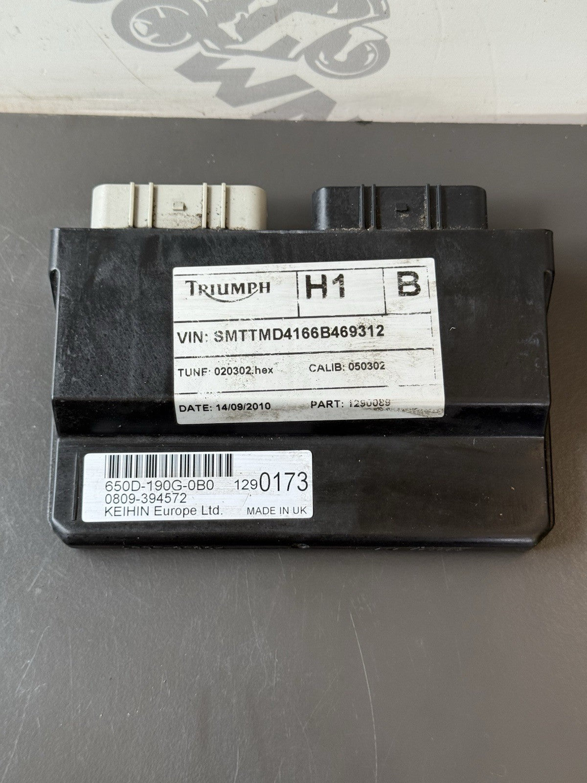 TRIUMPH STREET TRIPLE 675R ECU CDI ELECTRICAL CONTROL UNIT 2008-2011 675R ECU