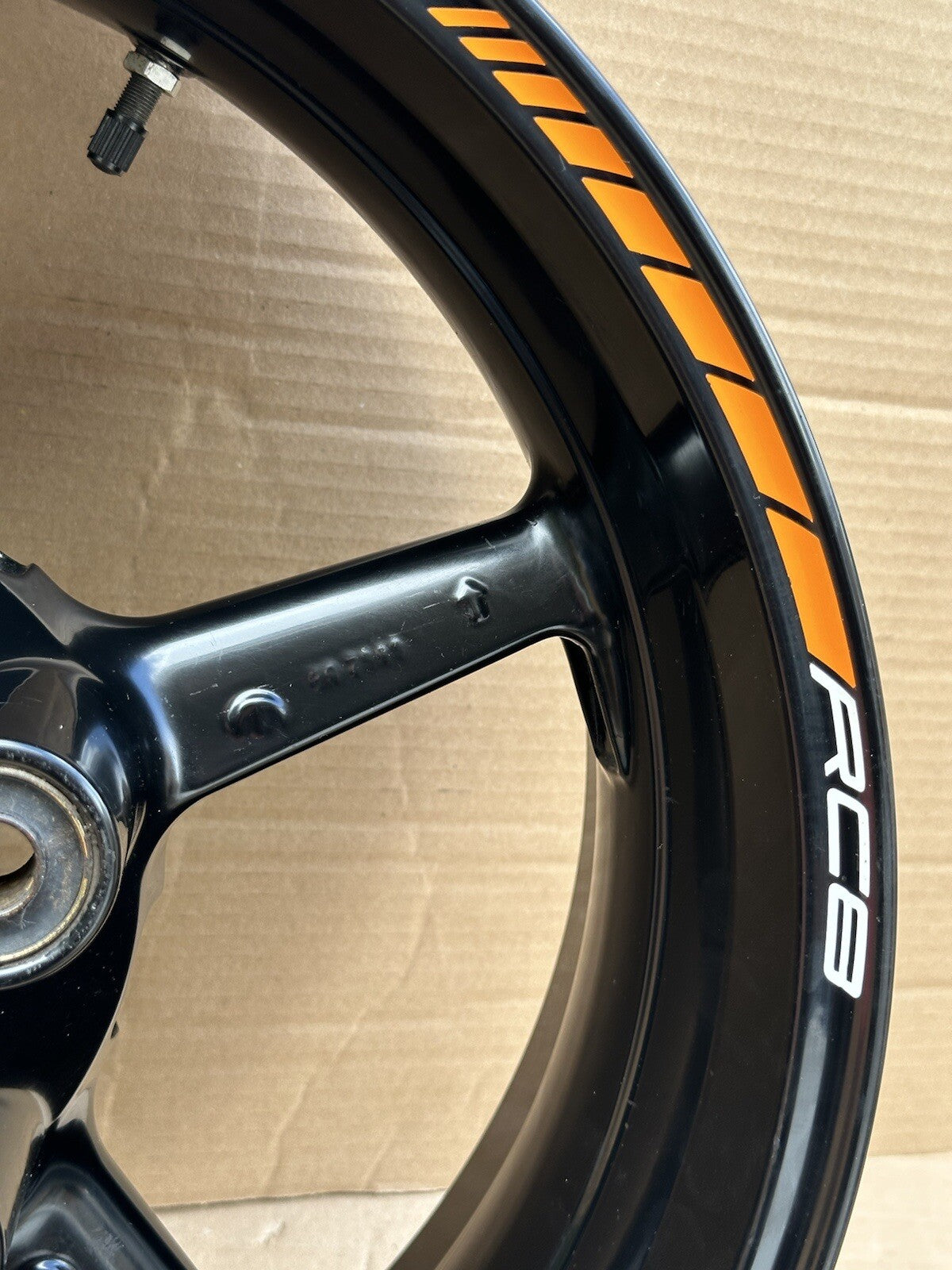 KTM RC 8 RC8 1190 2008 - 2011 Rear Wheel Rim 17 x 6.0 Brembo Black KTM RC8 Rear