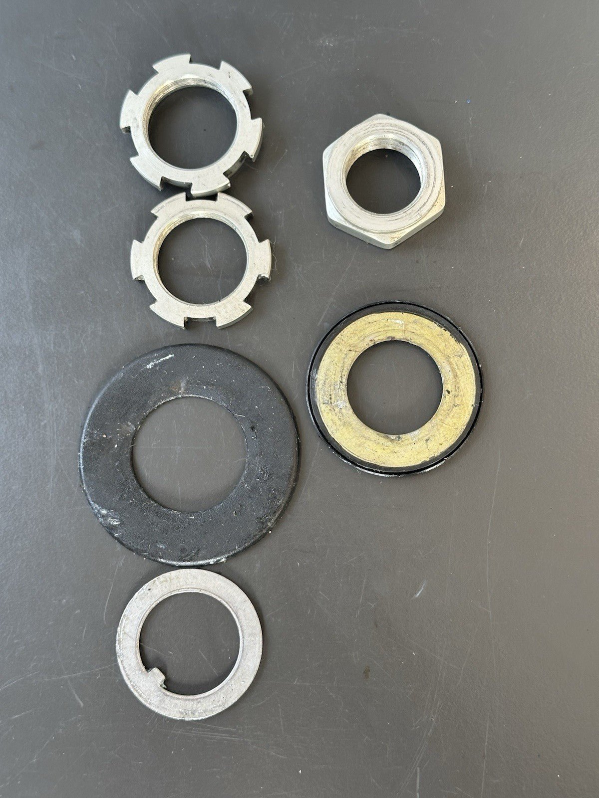 Triumph Street Triple 675 675R Front Forks Top Yokes Nuts Bolts 2007-2011 OEM