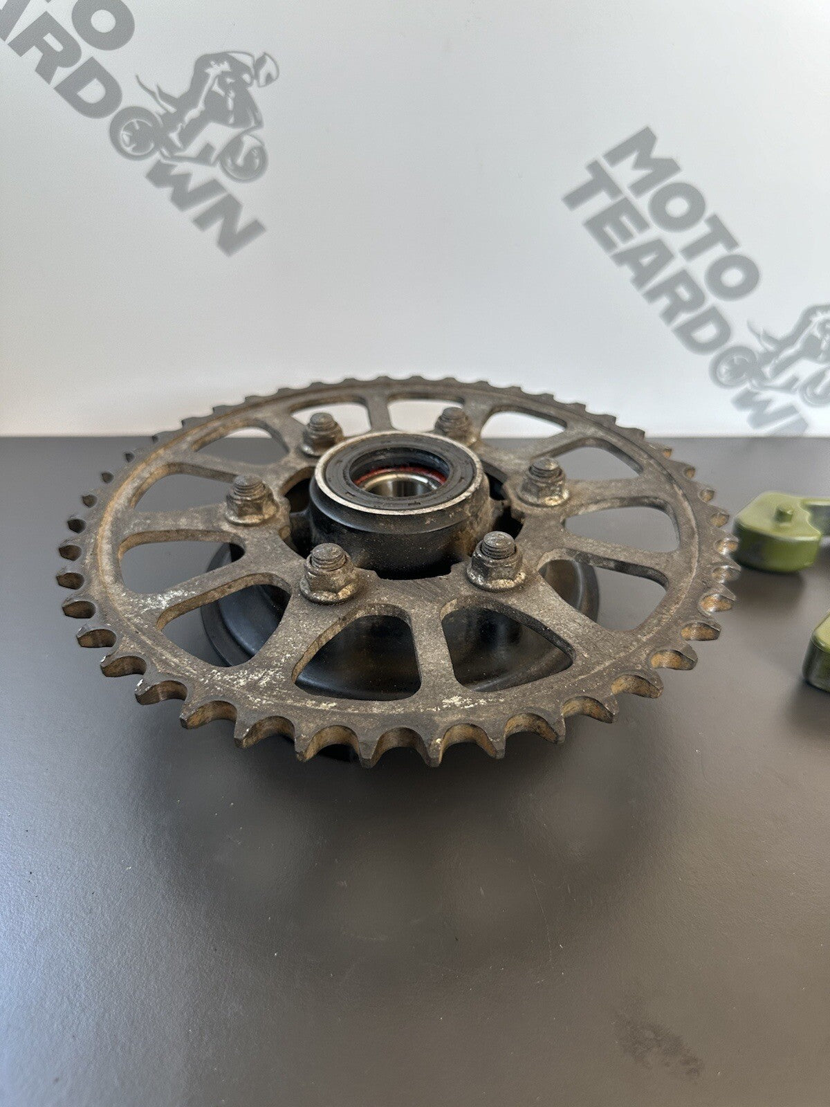 Kawasaki Z900 ZR900 Rear sprocket carrier & cush rubbers 2022 Z900 Rear Sprocket