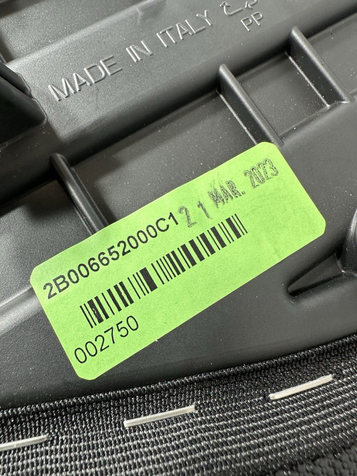 Aprilia RS660 2021 Pillion Seat Rear Seat BLACK Only 6220 Miles 2022-2025 OEM