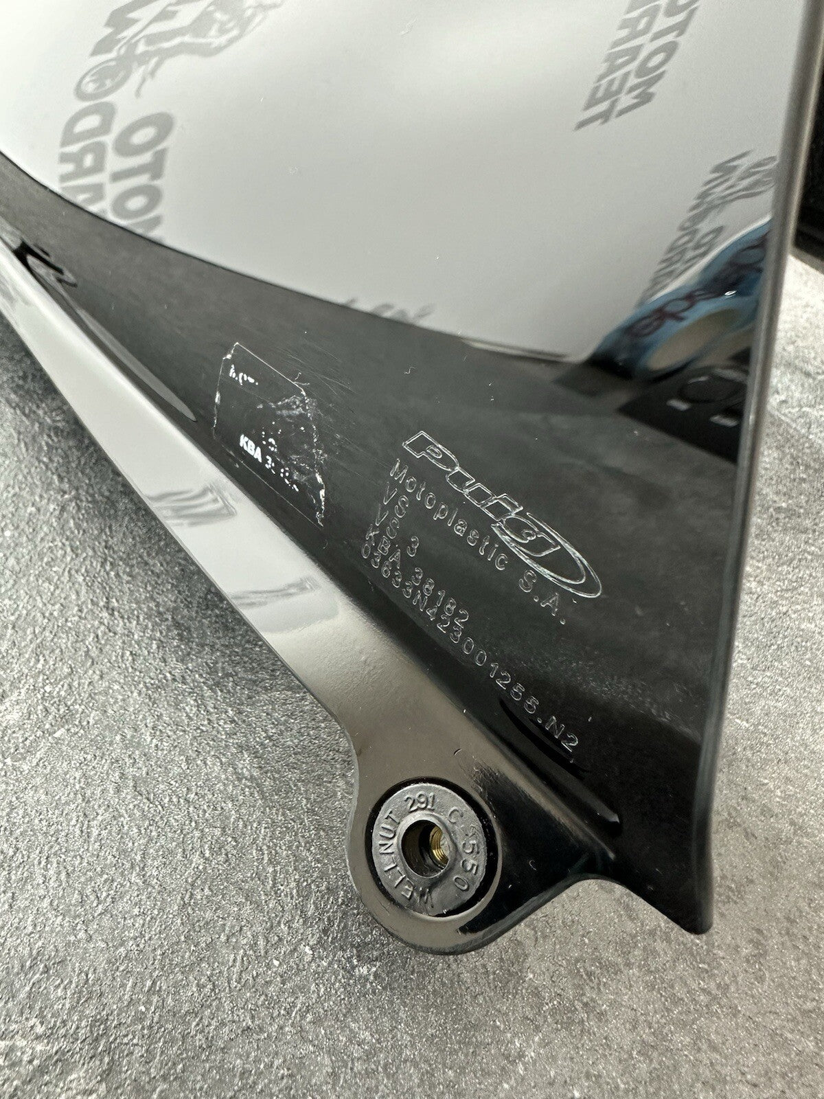 Yamaha R7 690 2024 PUIG Double Bubble Screen Race Screen 1784 Miles 2022 2023