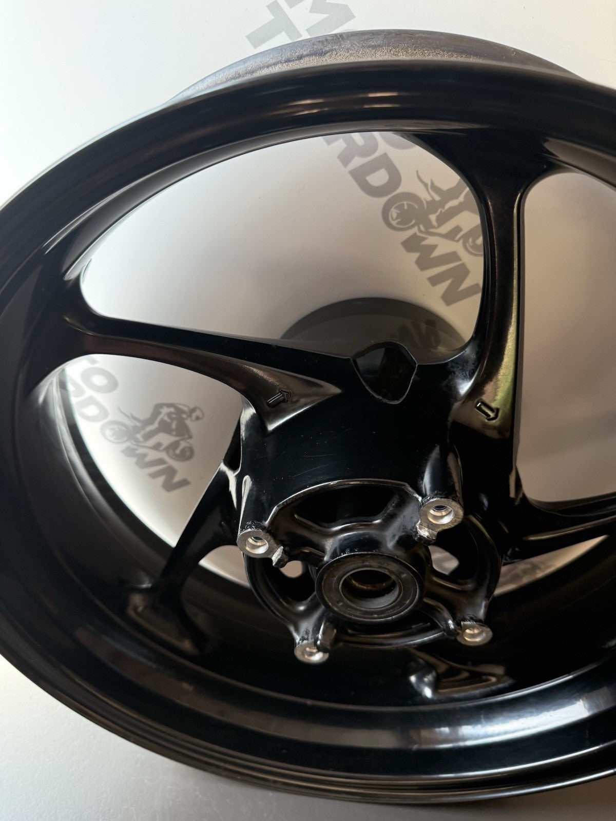 Triumph Trident 660 rear wheel black Rear Rim Rear Wheel 2021-2024 OEM