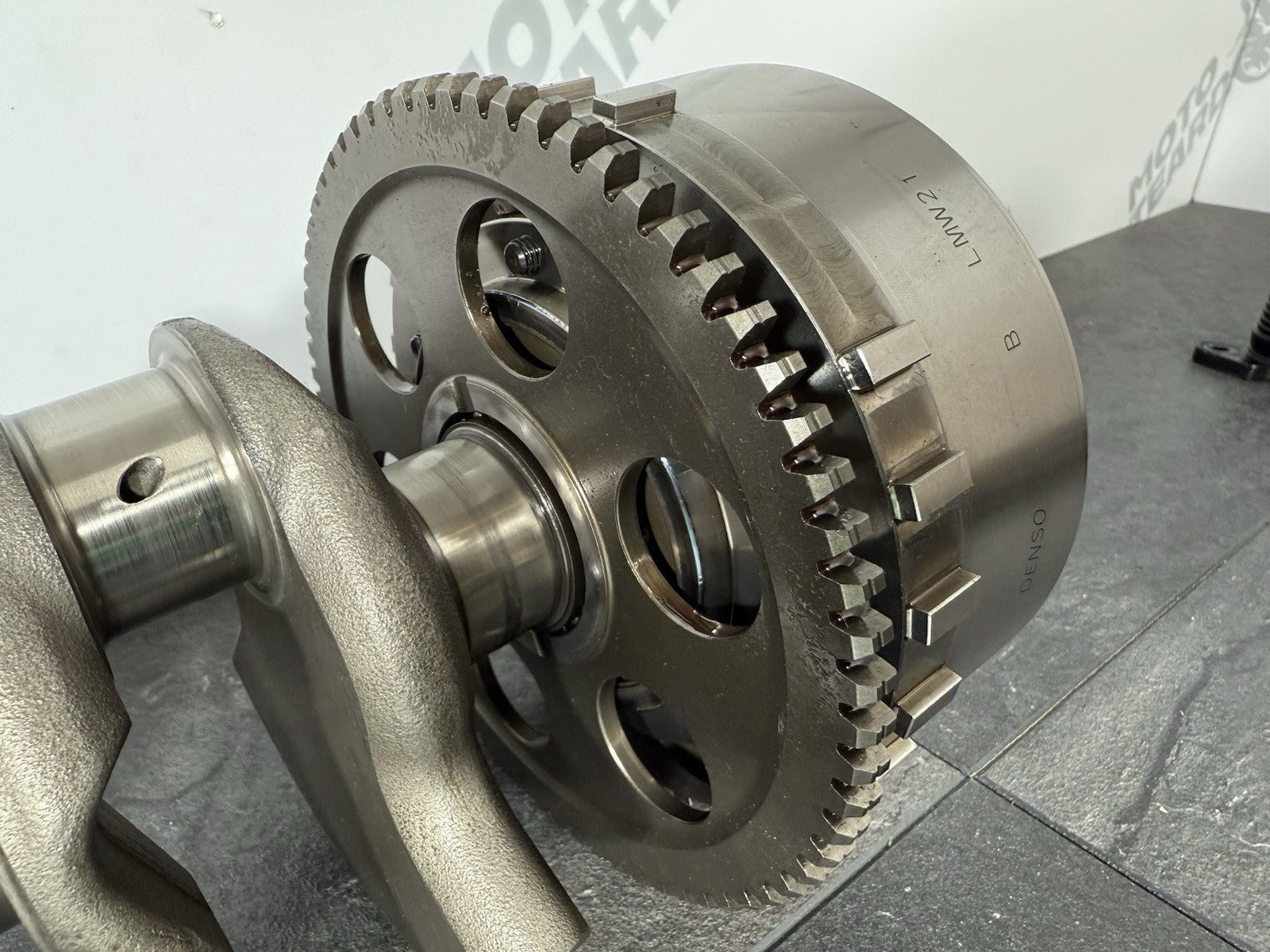 Triumph Street Triple 765 R 2017 Crankshaft & Alternator Rotor 18498m 2018-2021