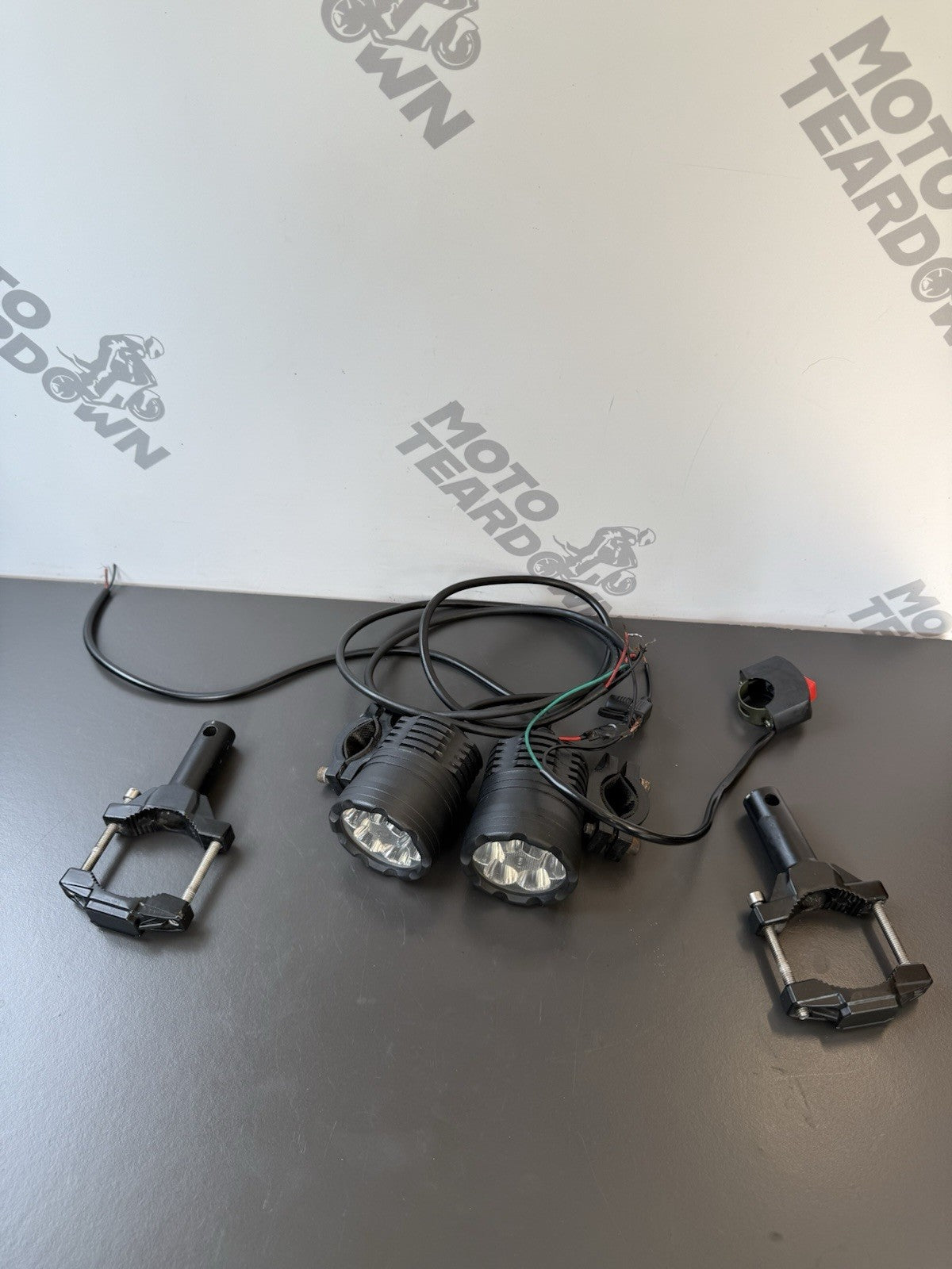 Triumph Trident 660 Fog Spot Lights Headlight Driving Lamp & Switch 2021-2024