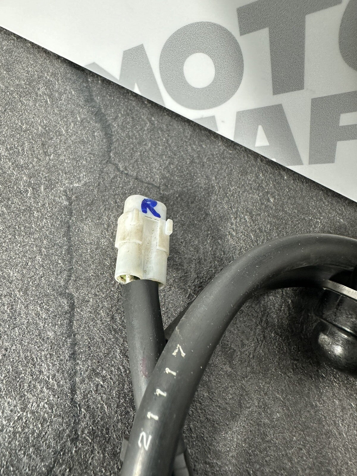 Yamaha R7 690 2024 Rear ABS Sensor Speed Sensor 1784 Miles 2022 2023 OEM