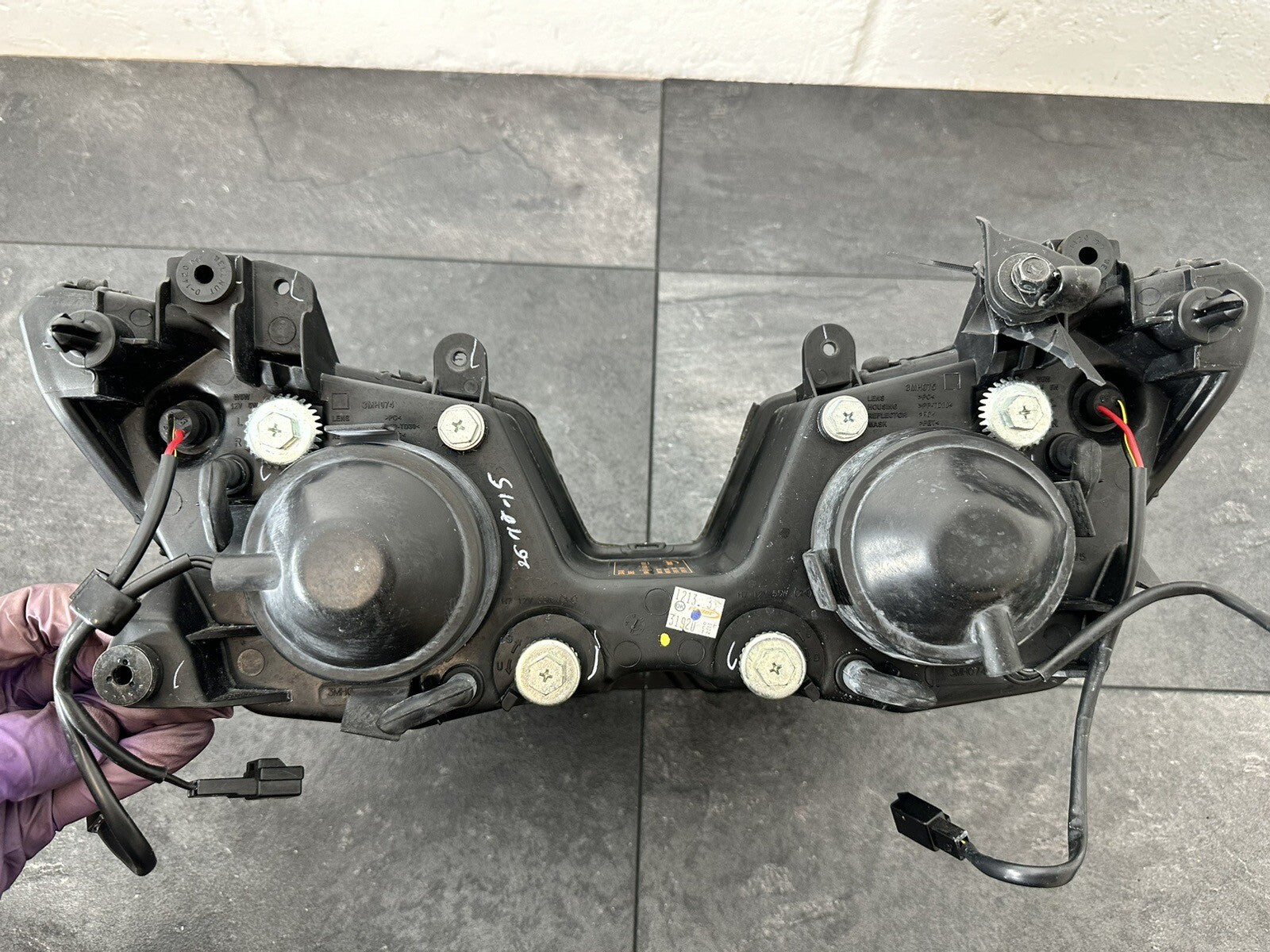 Kawasaki ZX6R 636 ABS 2016 Headlight Cluster Lights 8655 Miles 2013-2015 OEM