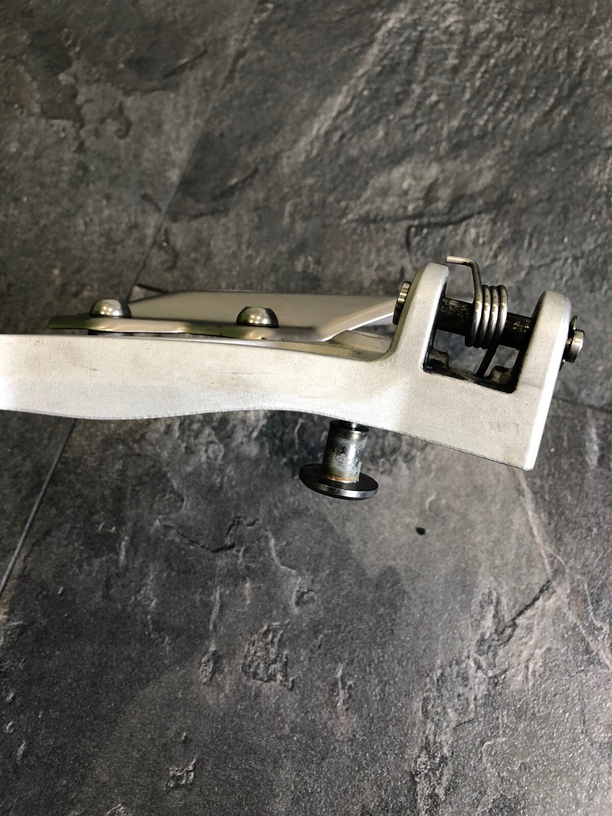 Triumph Street Triple RS 765 Left Rearset Footrest Heel Guard 5159 Miles BENT