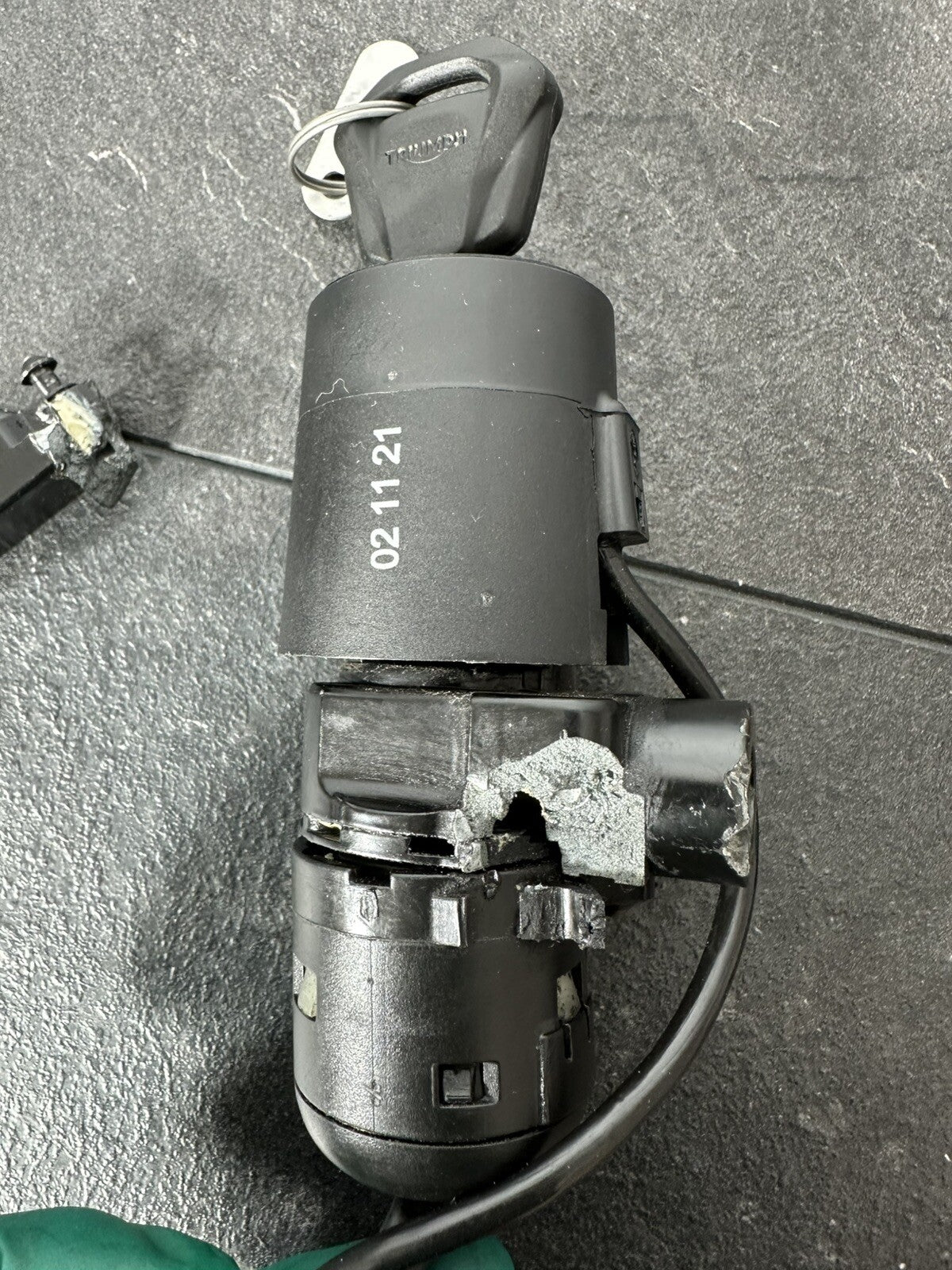 Triumph TIGER 900 GT PRO 2022 Lockset *READ DESCRIPTION* 6337 Mile 2020-2023 OEM