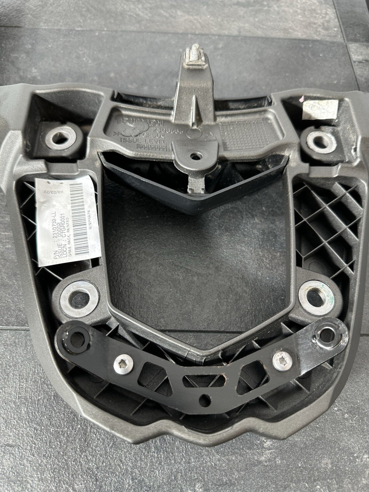 Triumph TIGER 900 GT PRO 2022 Grab Handles Mount Rack 6337 Mile 2020-2023 OEM