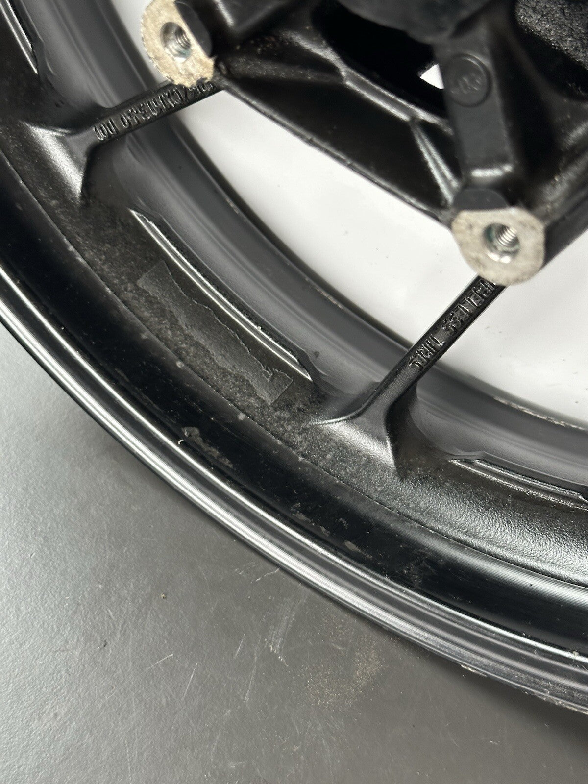 Yamaha MT07 Front wheel rim 2014-2017 SLIGHTLY OUT OF ALIGNMENT MT07 Front Rim