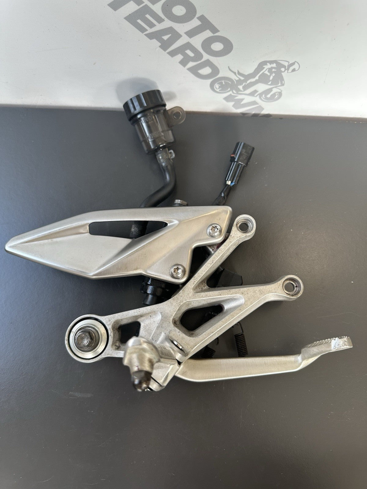 Triumph Street Triple 765R S RS Right Foot Assembly Right Foot Rest OEM 2017-19