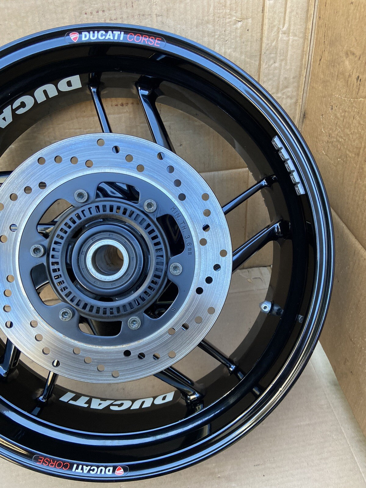 Ducati 959 Panigale rear wheel black Rear Wheel Ducati 959 Rear Wheel Rear Rim