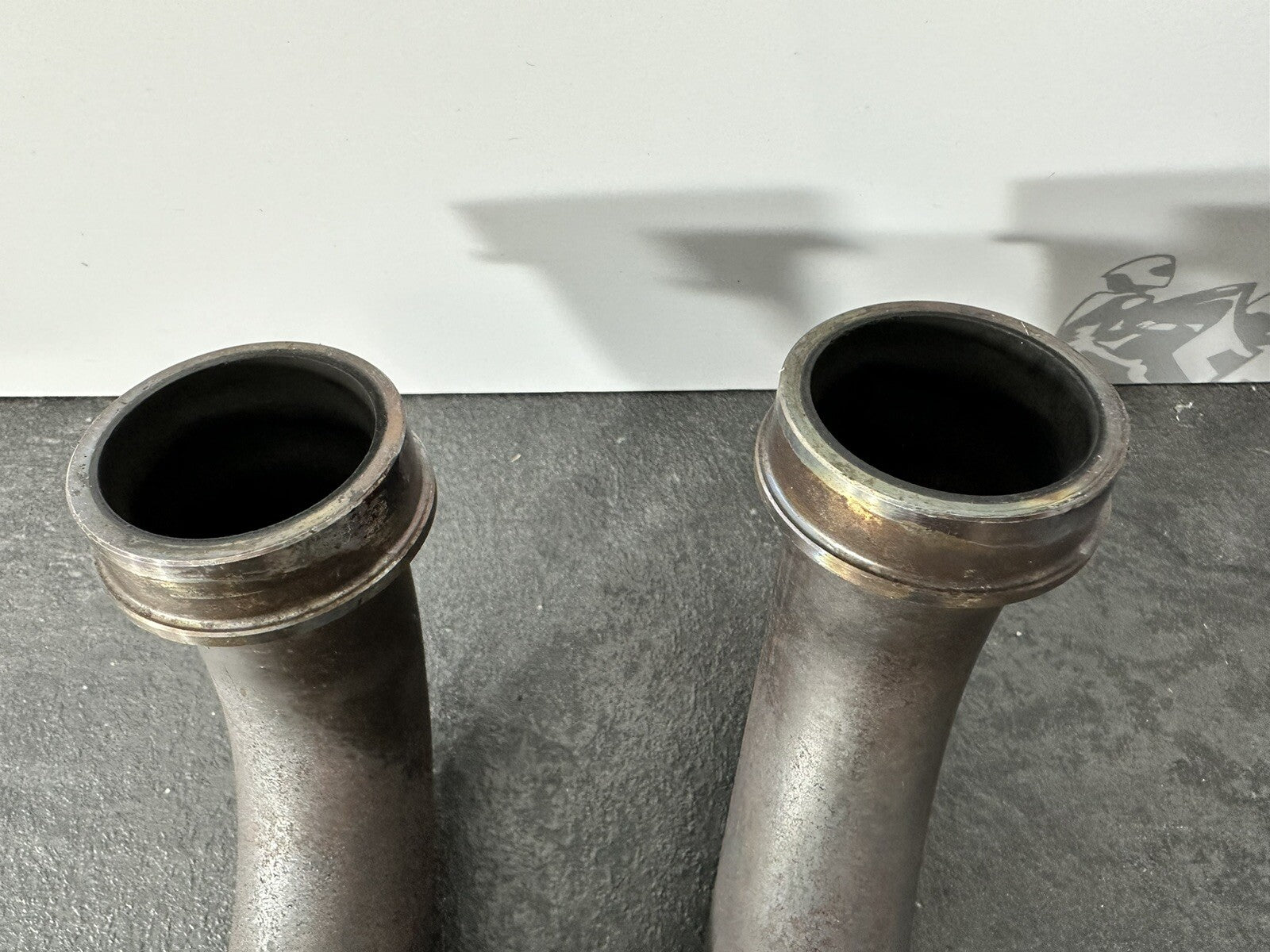 Aprilia Tuono V4 1100 Factory 2020 Front Downpipes Exhaust 6889 Miles OEM 2019